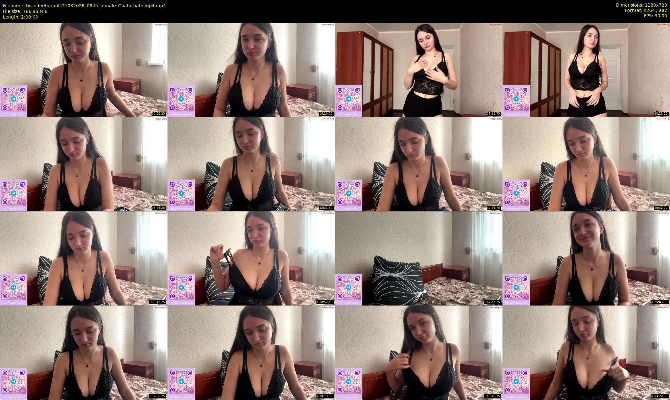 brandeeherout — 120 minute Chaturbate female cam show recording, 720p, Mar 21, 2026