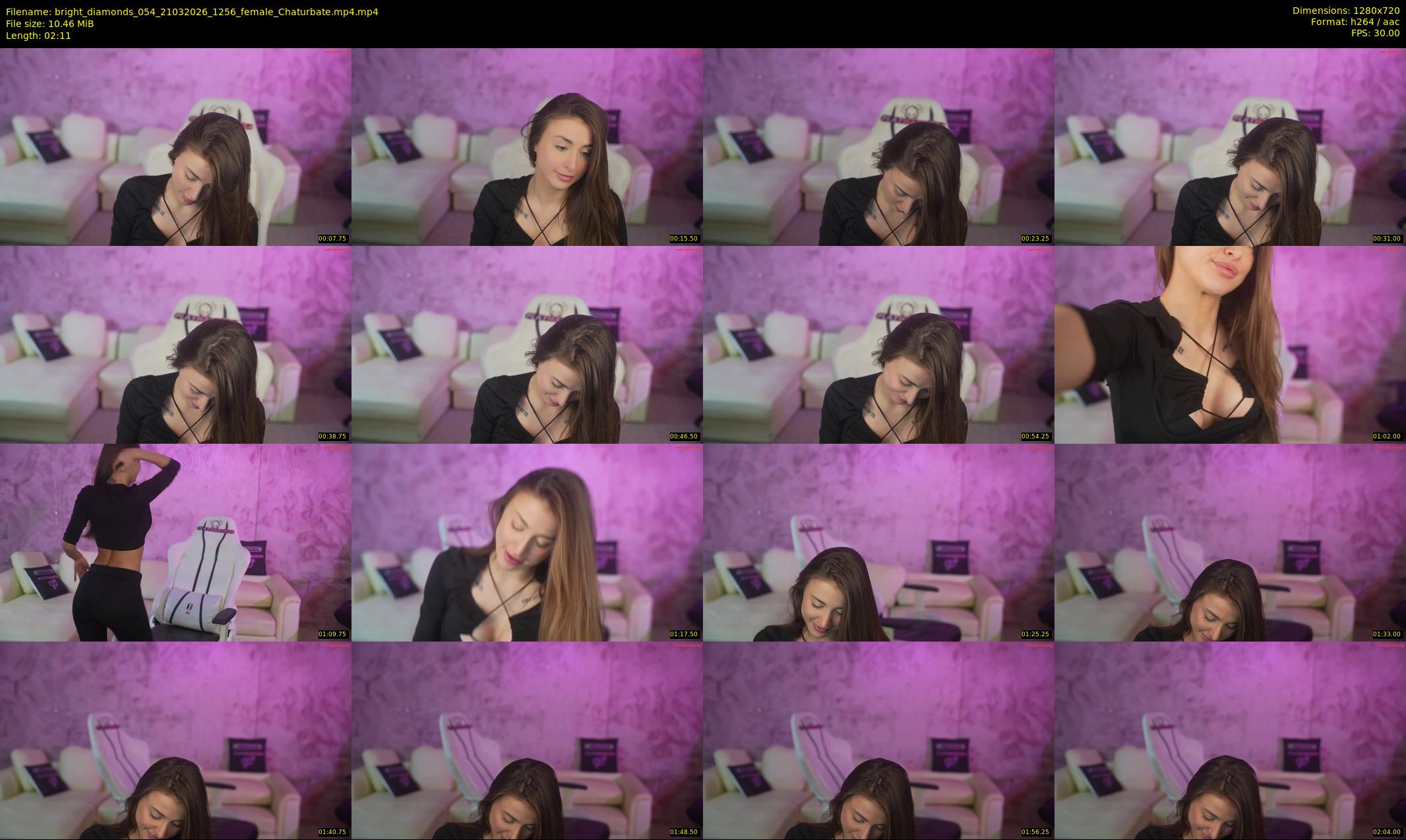 bright_diamonds_054 — 3 minute Chaturbate couple cam show recording, 720p, Mar 21, 2026
