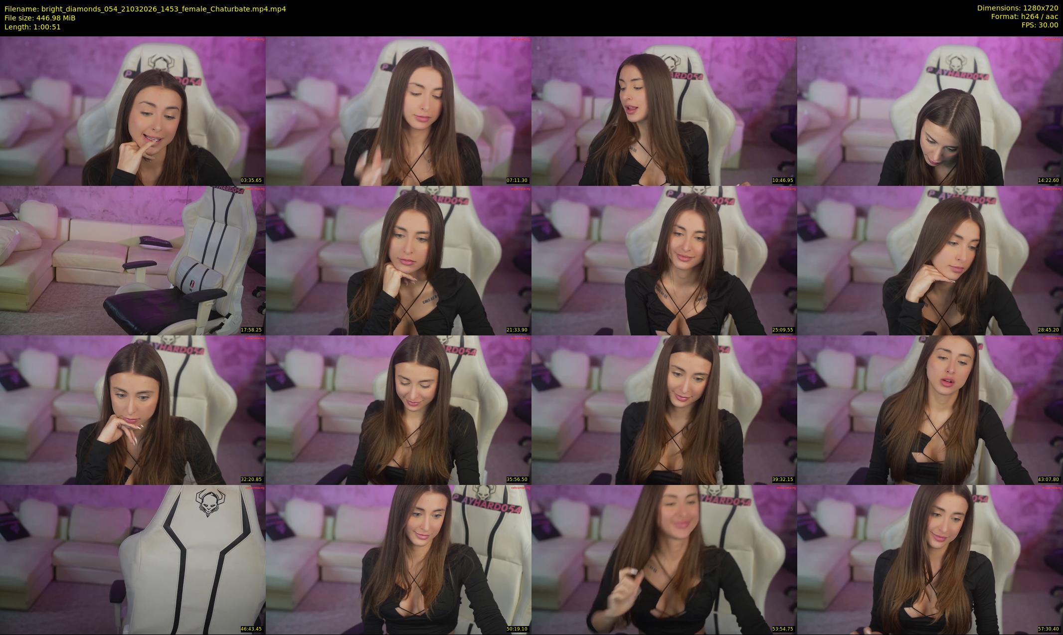 bright_diamonds_054 — 61 minute Chaturbate couple cam show recording, 720p, Mar 21, 2026
