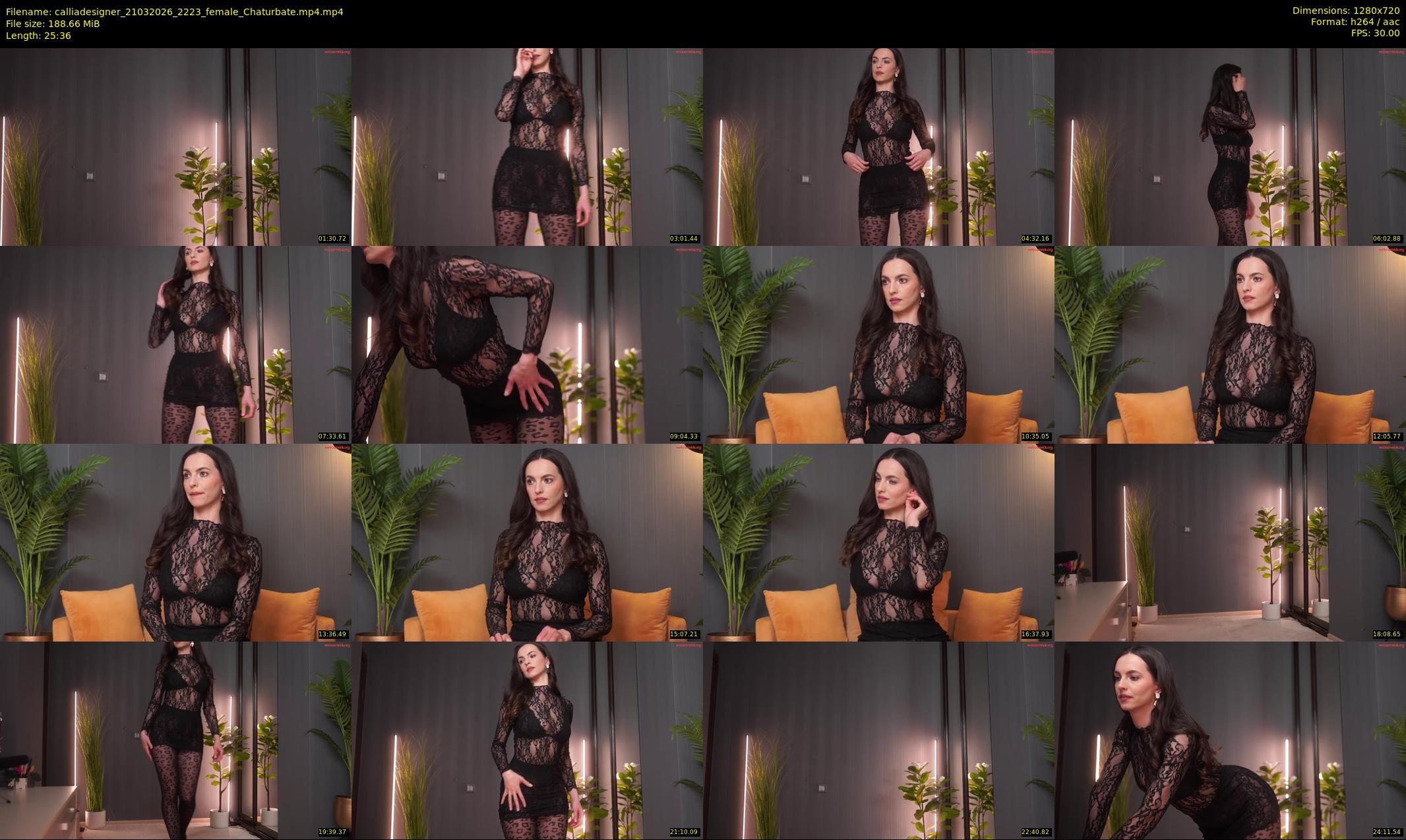 calliadesigner — 26 minute Chaturbate female cam show recording, 720p, Mar 21, 2026