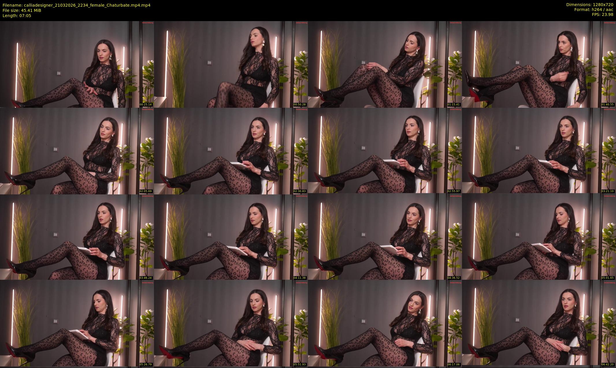 calliadesigner — 8 minute Chaturbate female cam show recording, 720p, Mar 21, 2026