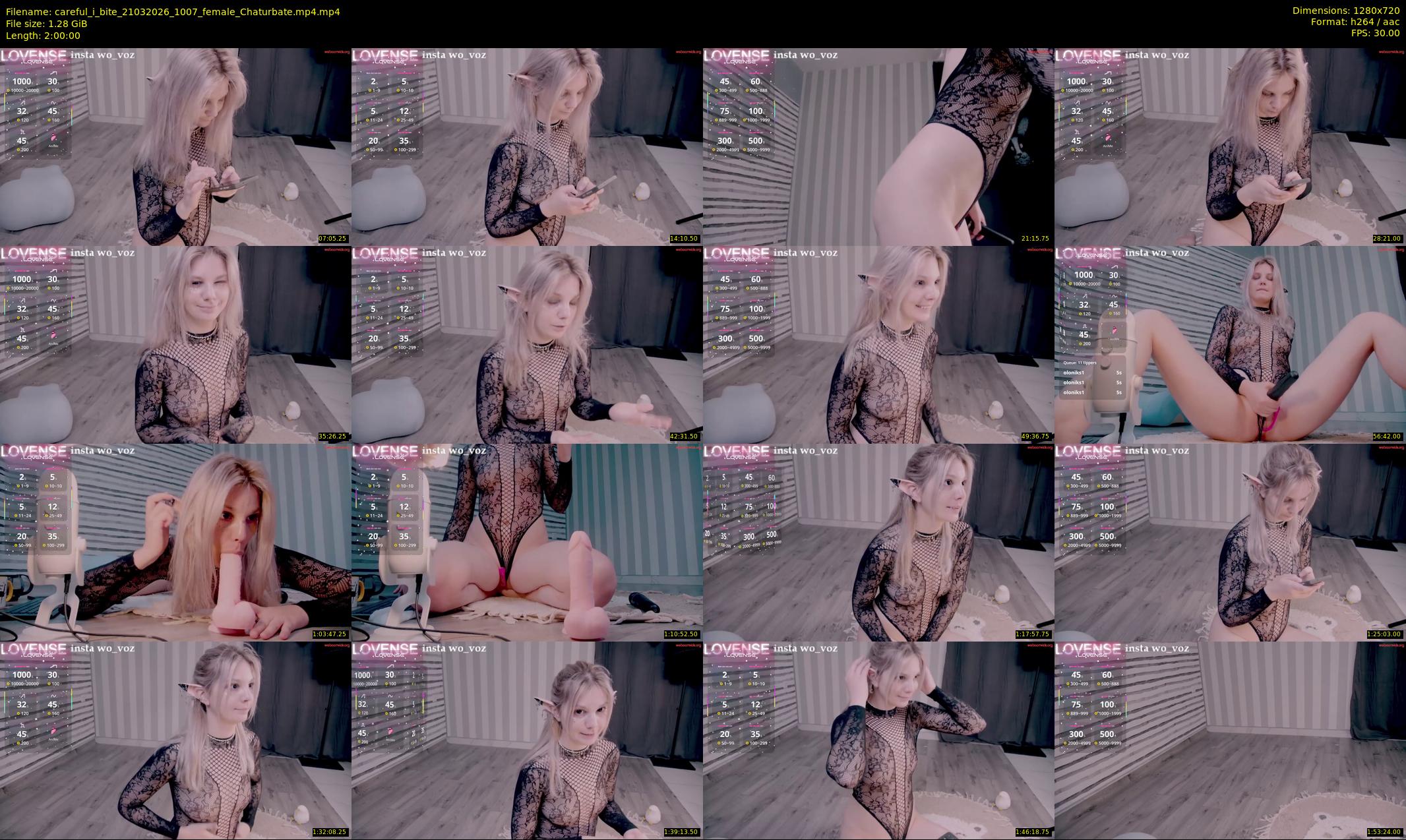 careful_i_bite — 120 minute Chaturbate female cam show recording, 720p, Mar 21, 2026