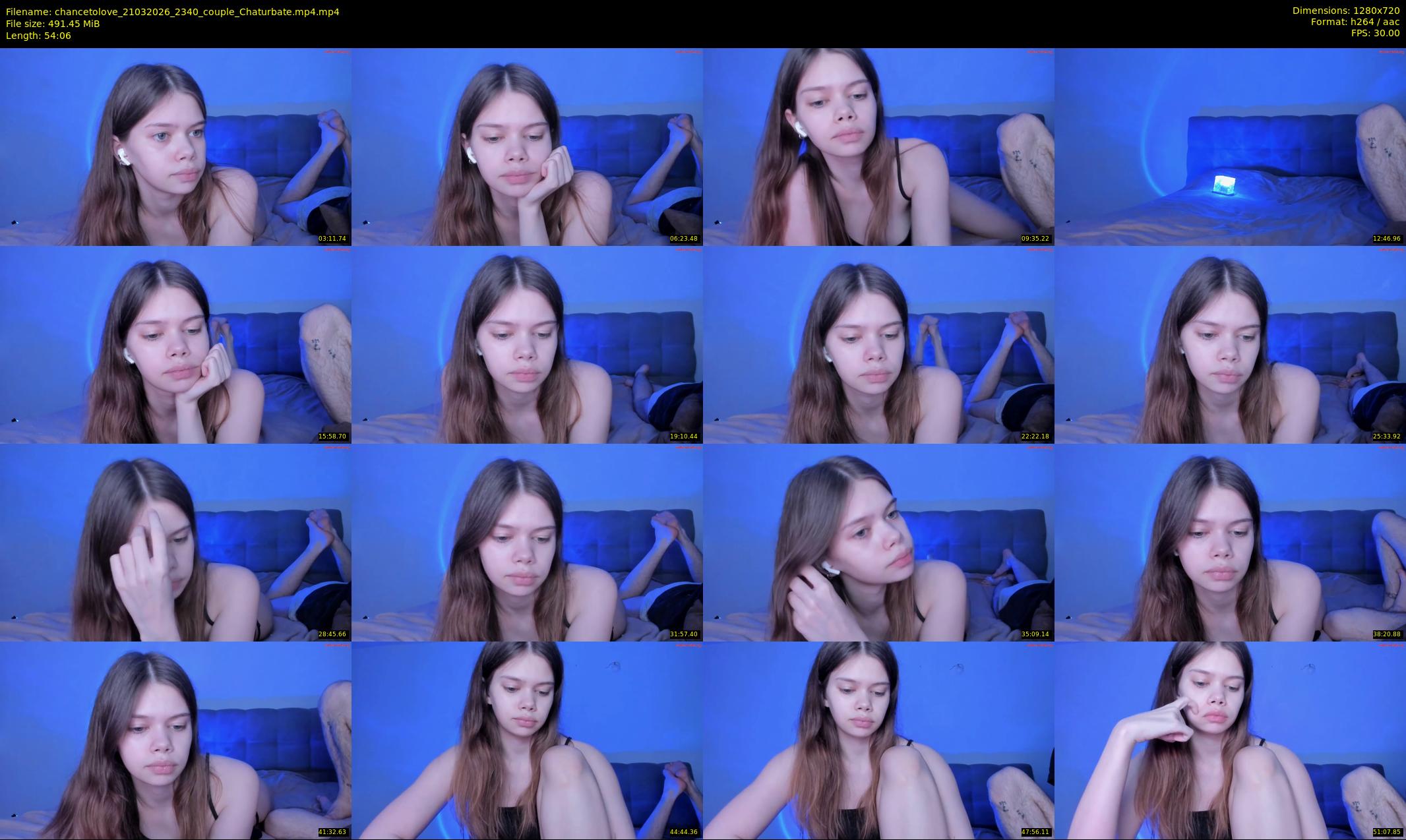 chancetolove — 55 minute Chaturbate couple cam show recording, 720p, Mar 21, 2026