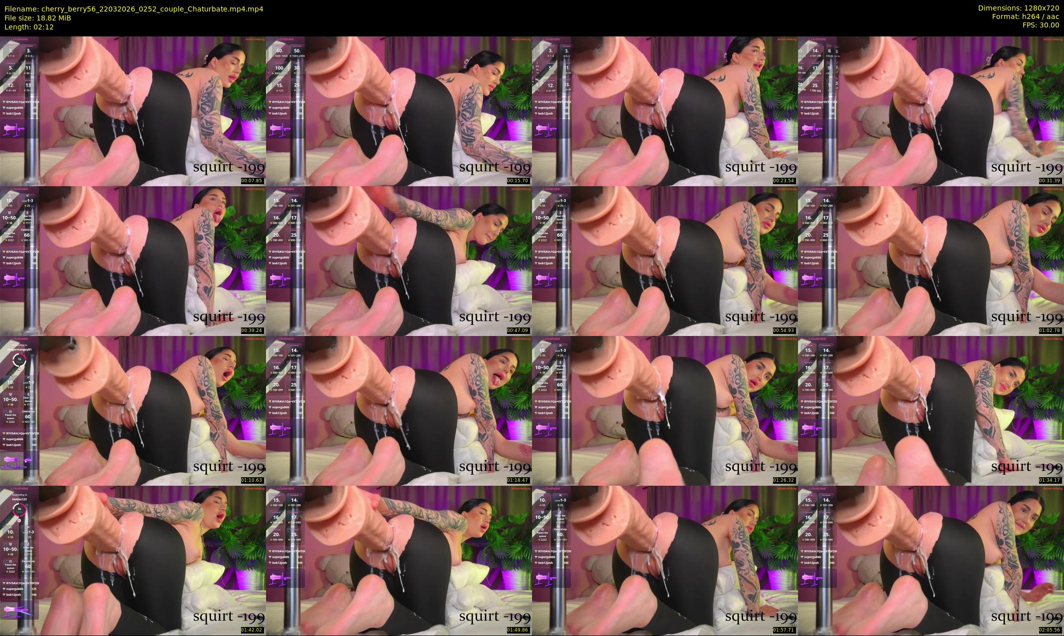cherry_berry56 — 3 minute Chaturbate female cam show recording, 720p, Mar 22, 2026