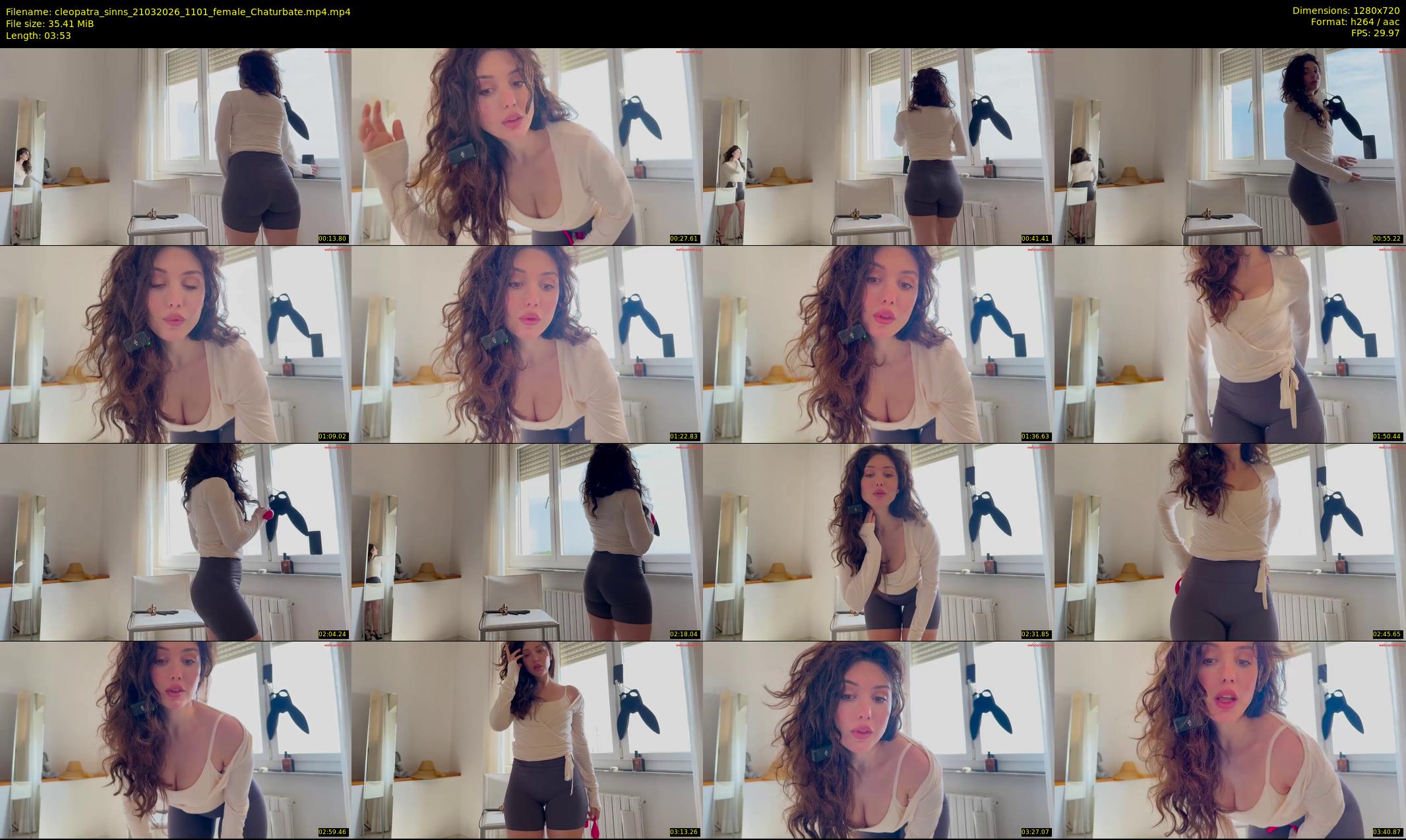 cleopatra_sinns — 4 minute Chaturbate female cam show recording, 720p, Mar 21, 2026