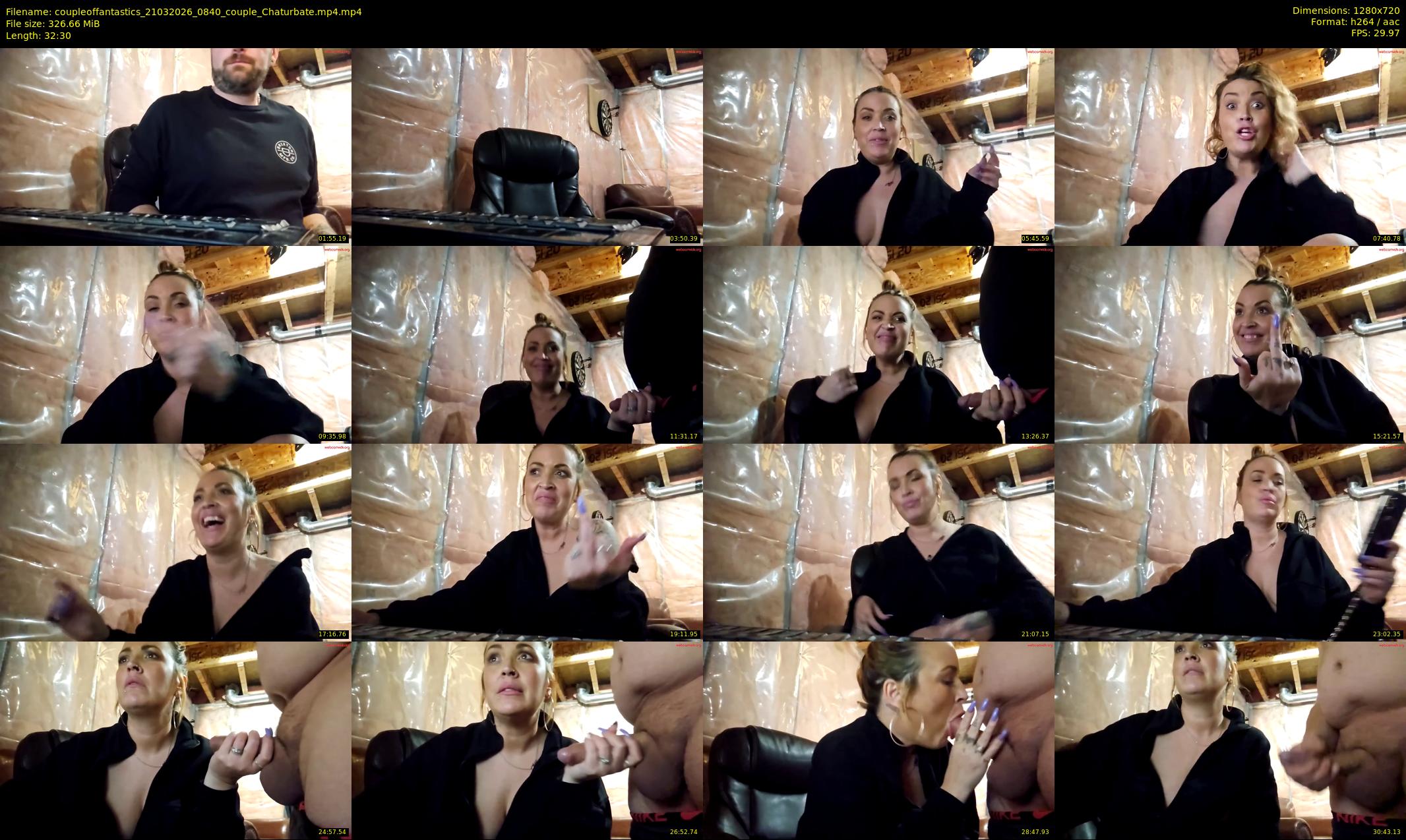 coupleoffantastics — 33 minute Chaturbate couple cam show recording, 720p, Mar 21, 2026