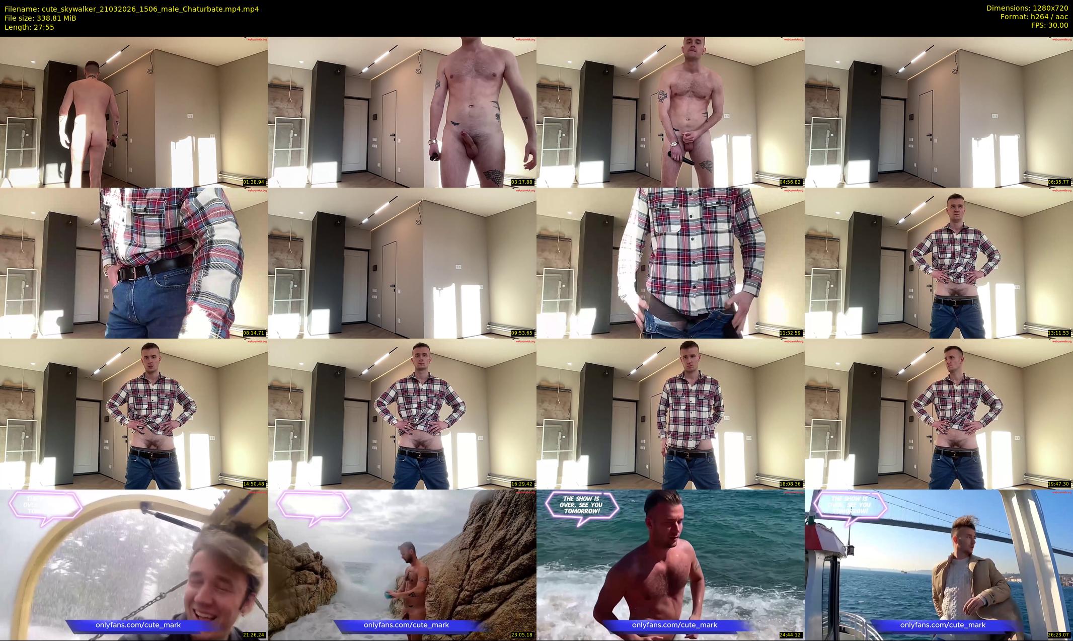 cute_skywalker — 28 minute Chaturbate male cam show recording, 720p, Mar 21, 2026
