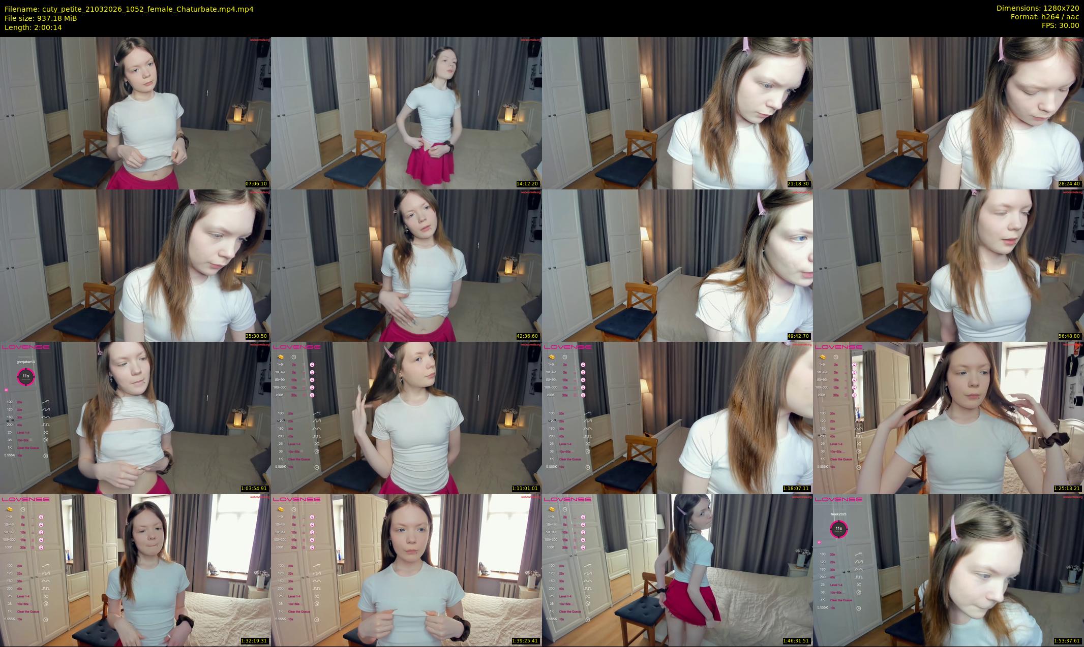cuty_petite — 121 minute Chaturbate female cam show recording, 720p, Mar 21, 2026