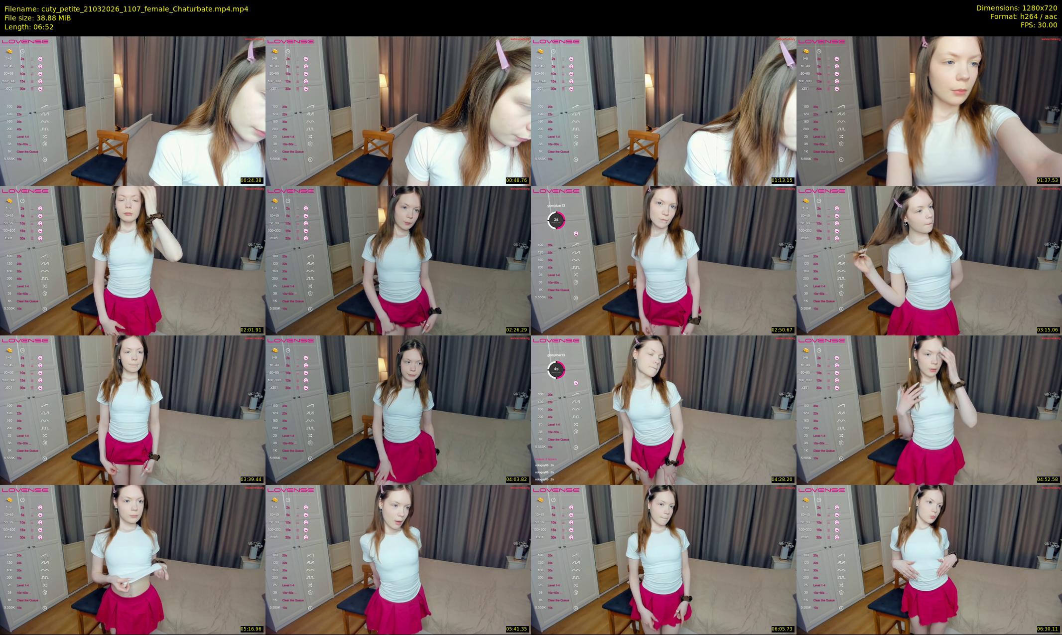 cuty_petite — 7 minute Chaturbate female cam show recording, 720p, Mar 21, 2026