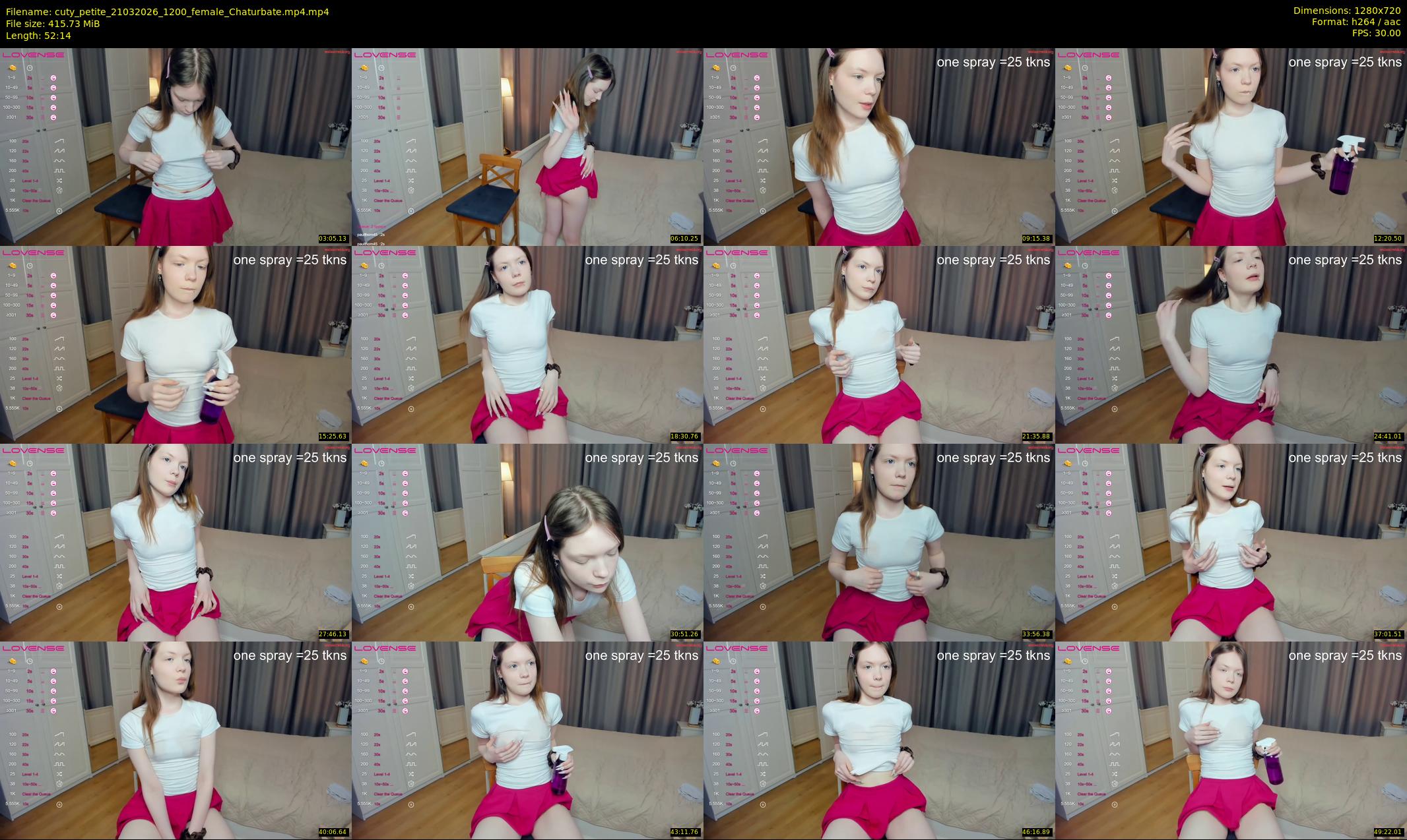 cuty_petite — 53 minute Chaturbate female cam show recording, 720p, Mar 21, 2026