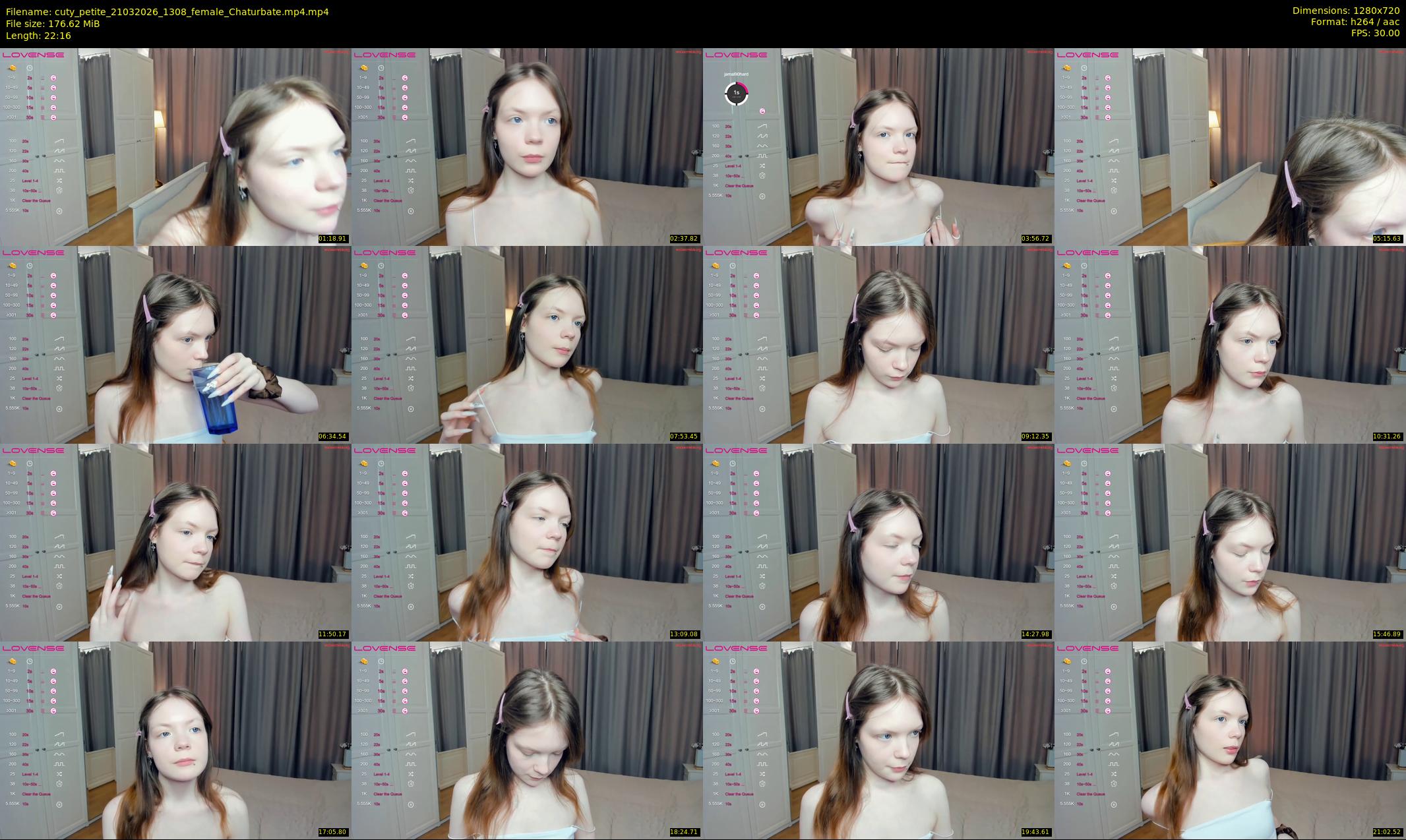 cuty_petite — 23 minute Chaturbate female cam show recording, 720p, Mar 21, 2026