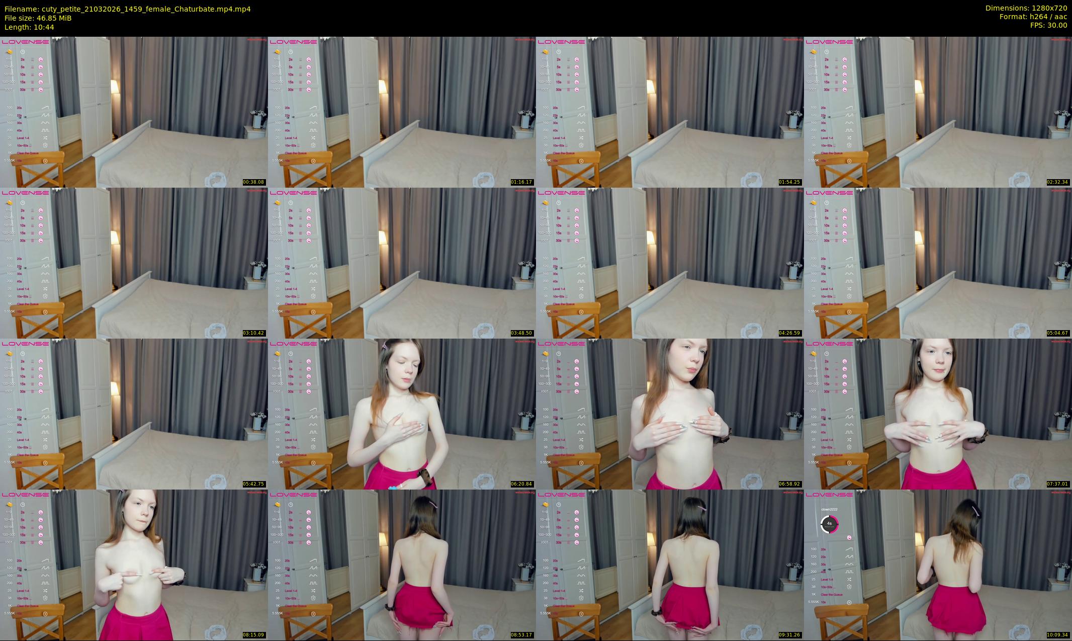cuty_petite — 11 minute Chaturbate female cam show recording, 720p, Mar 21, 2026