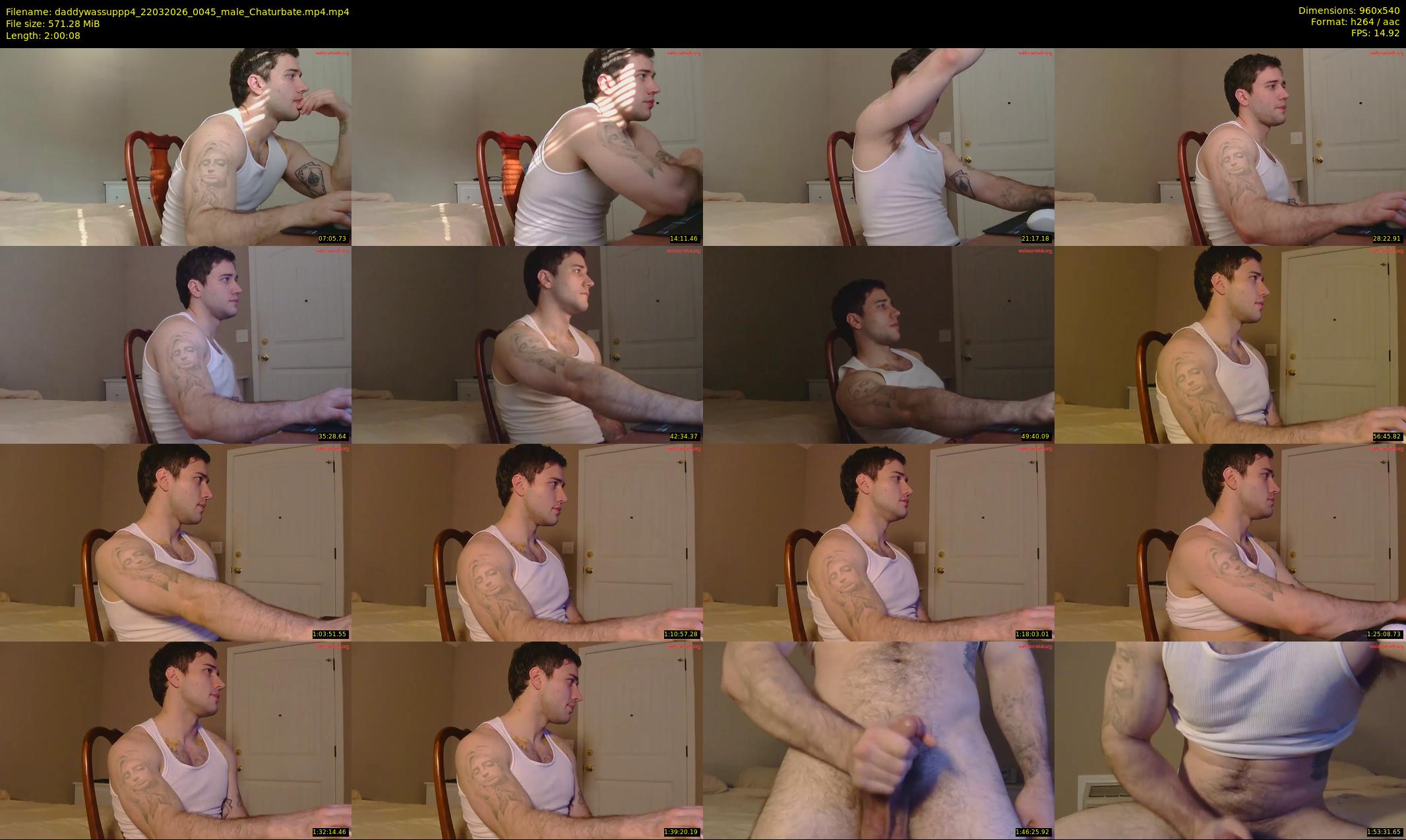 daddywassuppp4 — 121 minute Chaturbate male cam show recording, 480p, Mar 22, 2026