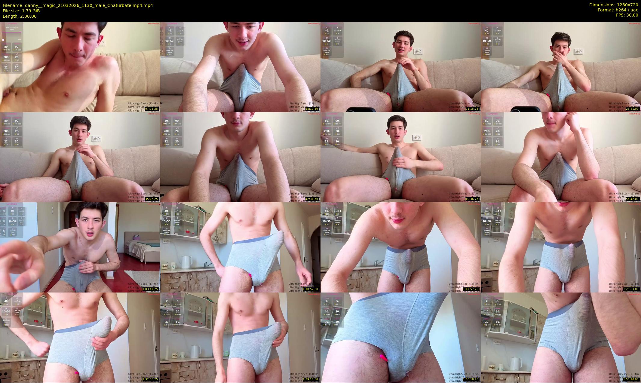 danny__magic — 120 minute Chaturbate male cam show recording, 720p, Mar 21, 2026