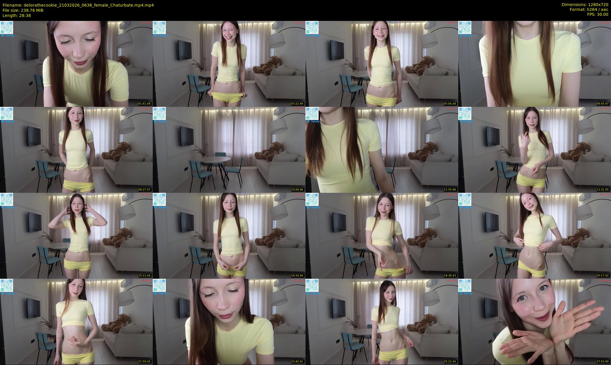 delorathecookie — 29 minute Chaturbate female cam show recording, 720p, Mar 21, 2026