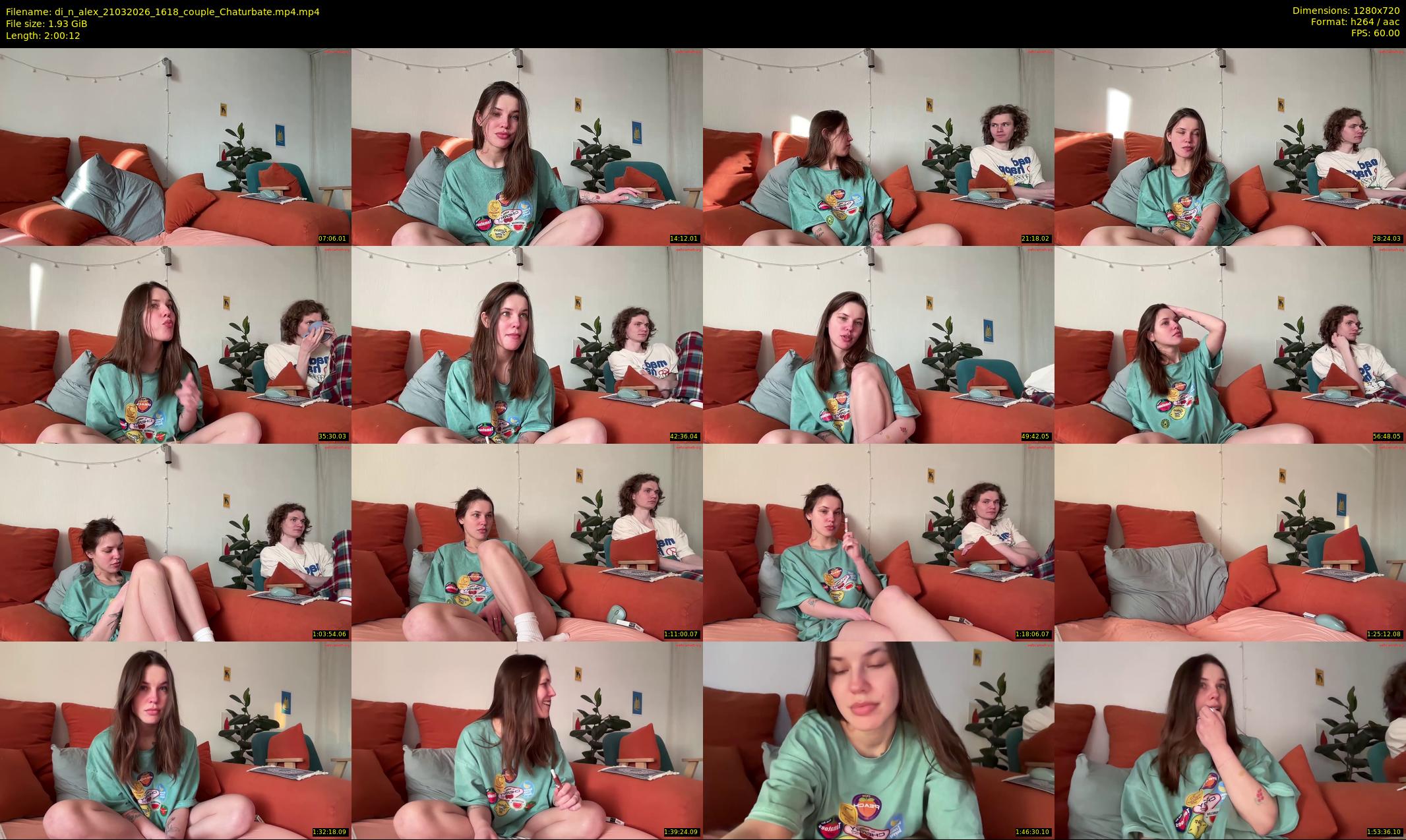 di_n_alex — 121 minute Chaturbate couple cam show recording, 720p, Mar 21, 2026