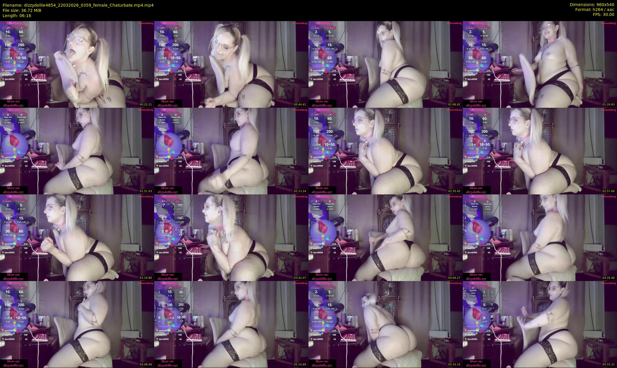 dizzydollie4854 — 7 minute Chaturbate female cam show recording, 480p, Mar 22, 2026