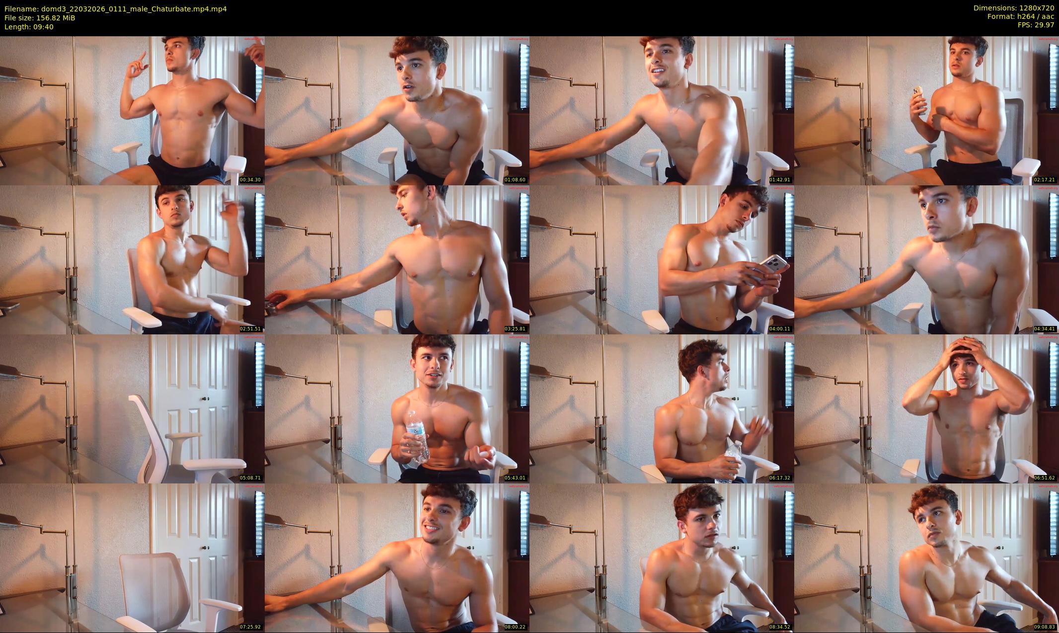 domd3 — 10 minute Chaturbate male cam show recording, 720p, Mar 22, 2026