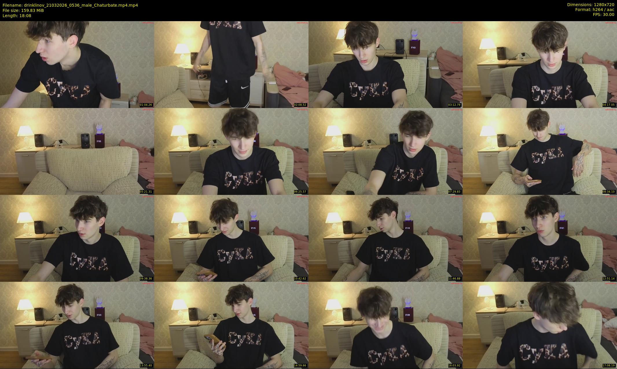 drinklinov — 19 minute Chaturbate male cam show recording, 720p, Mar 21, 2026
