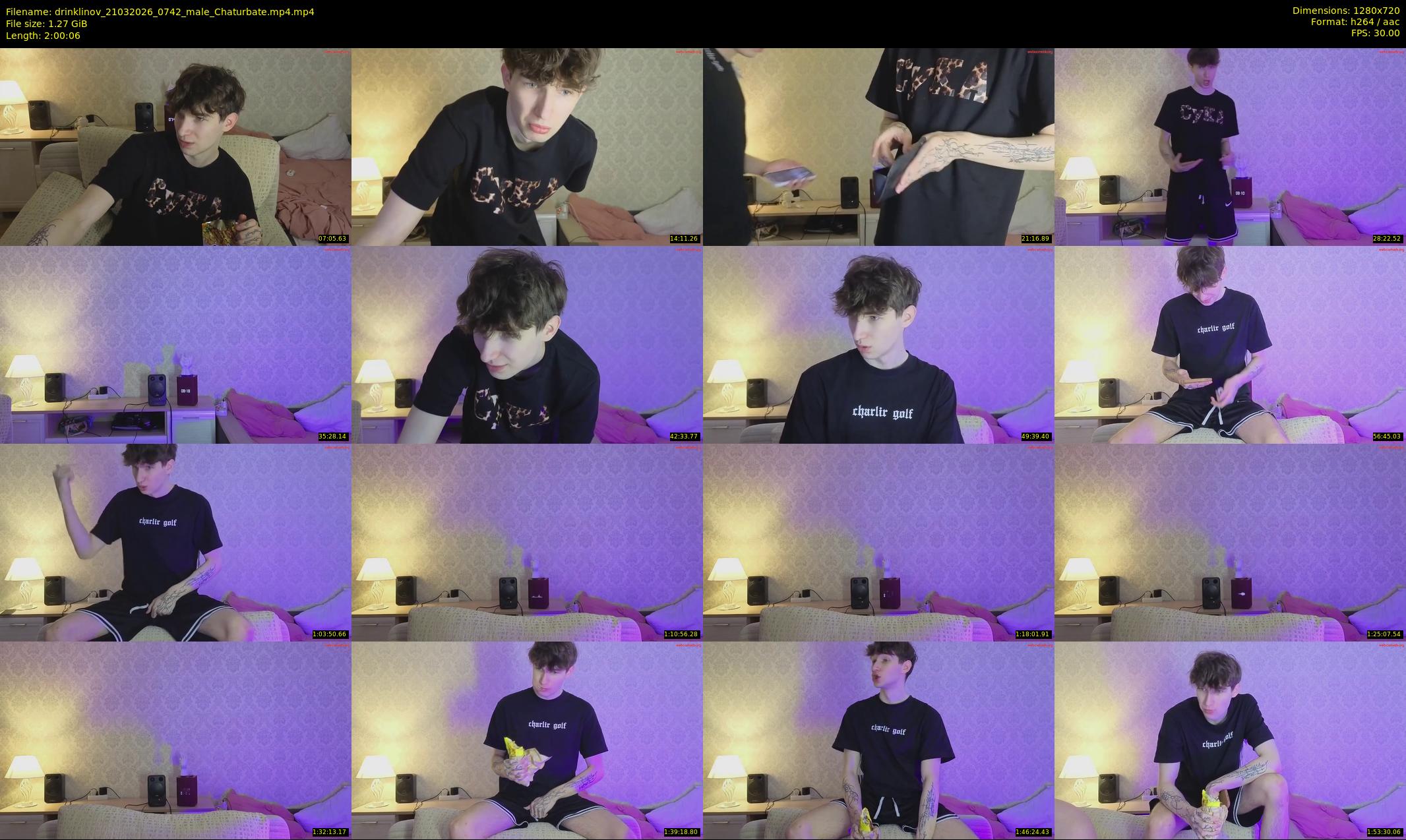 drinklinov — 121 minute Chaturbate male cam show recording, 720p, Mar 21, 2026