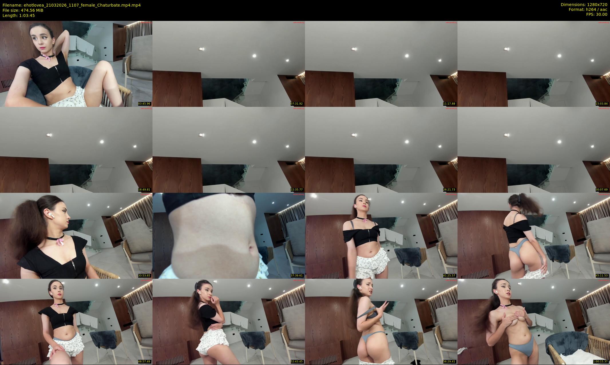 ehotlovea — 64 minute Chaturbate female cam show recording, 720p, Mar 21, 2026