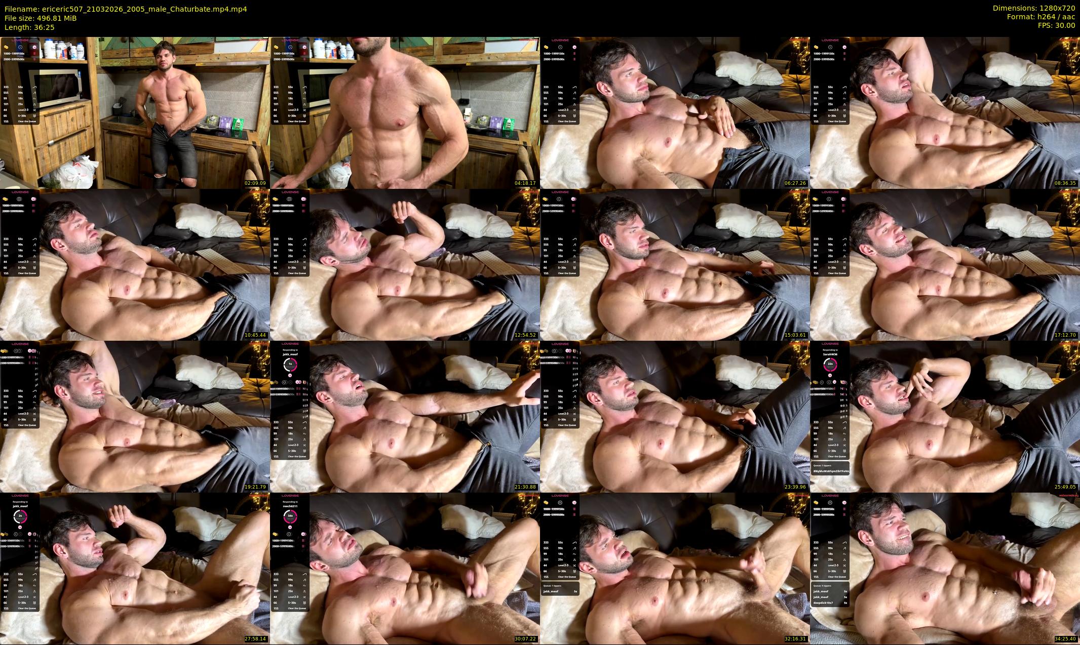 ericeric507 — 37 minute Chaturbate male cam show recording, 720p, Mar 21, 2026