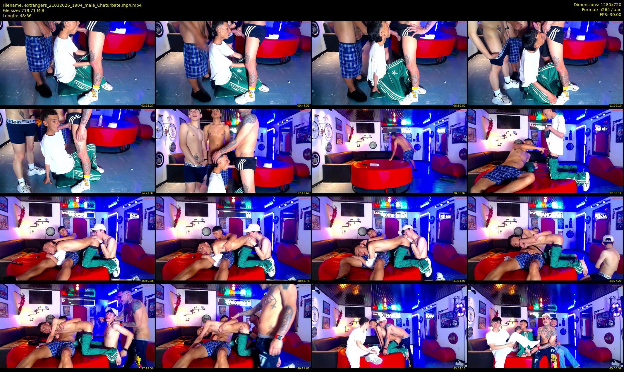 extrangers — 49 minute Chaturbate male cam show recording, 720p, Mar 21, 2026