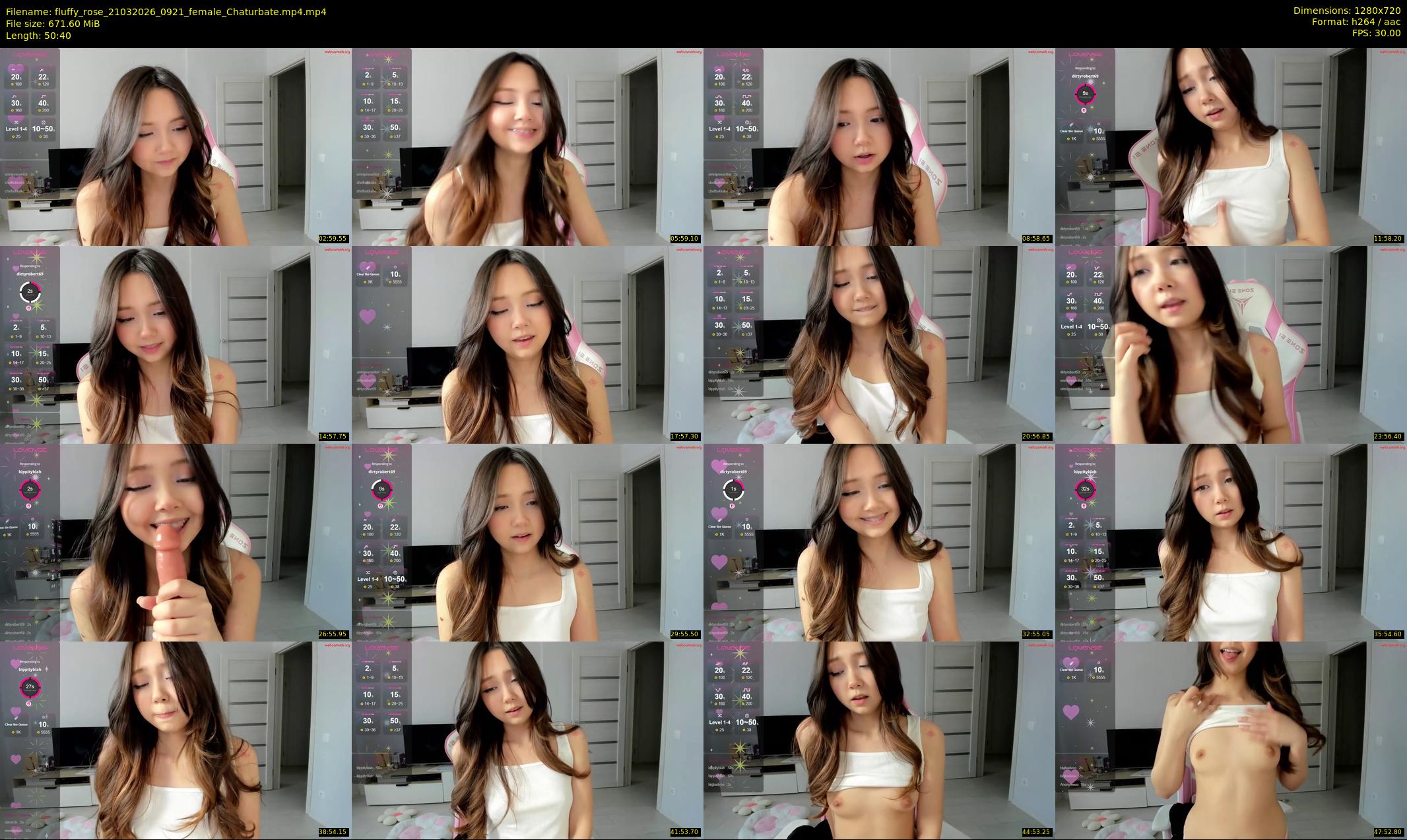 fluffy_rose — 51 minute Chaturbate female cam show recording, 720p, Mar 21, 2026
