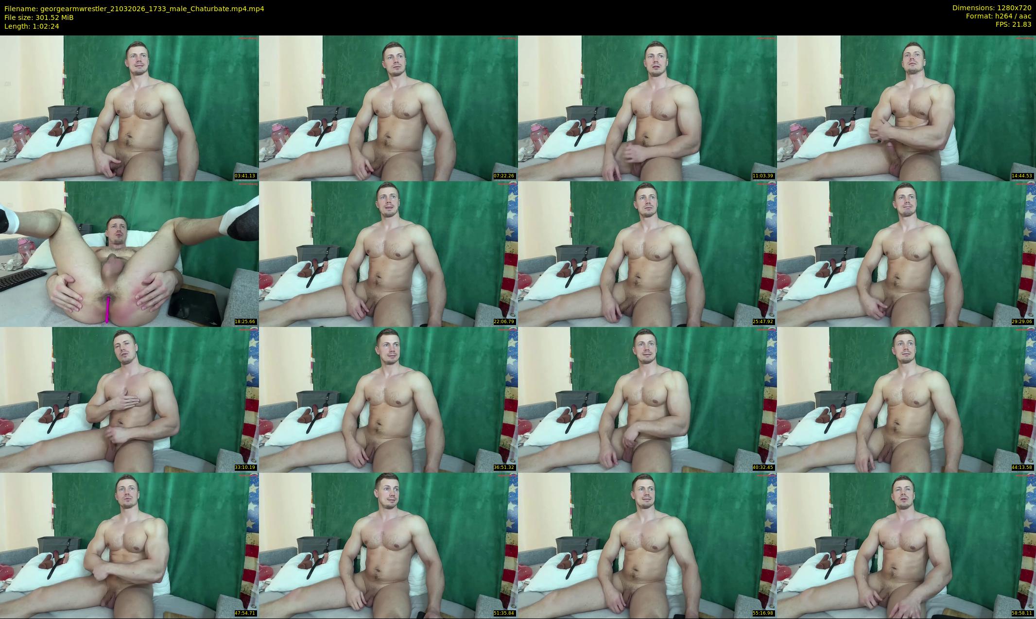 georgearmwrestler — 63 minute Chaturbate male cam show recording, 720p, Mar 21, 2026