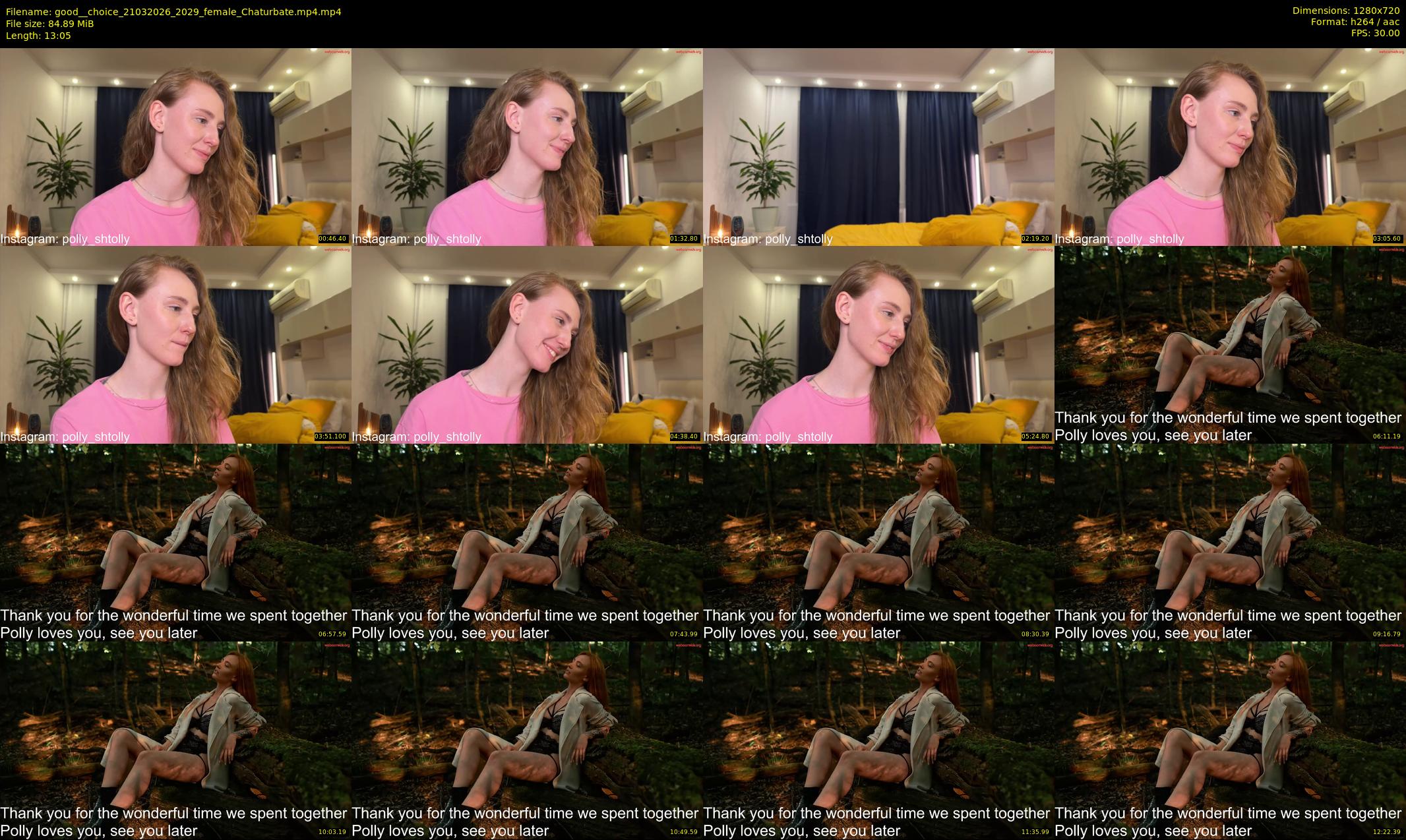 good__choice — 14 minute Chaturbate female cam show recording, 720p, Mar 21, 2026
