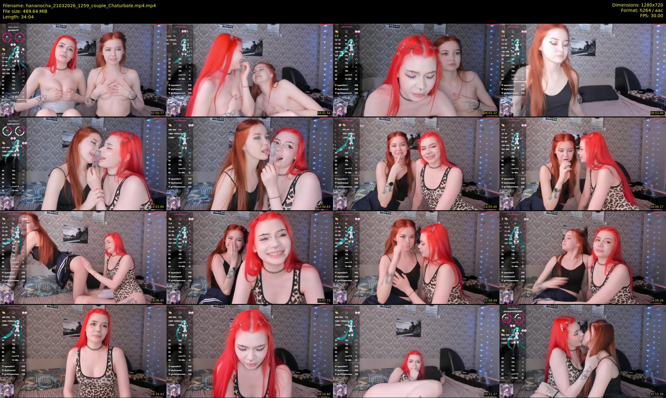 hananocha — 35 minute Chaturbate couple cam show recording, 720p, Mar 21, 2026