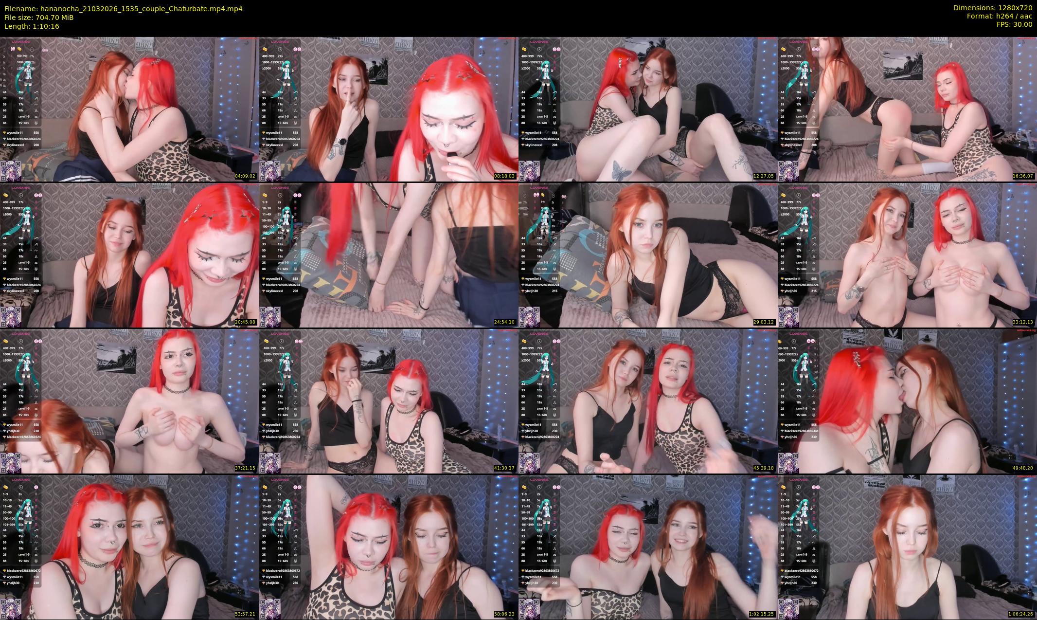hananocha — 71 minute Chaturbate couple cam show recording, 720p, Mar 21, 2026