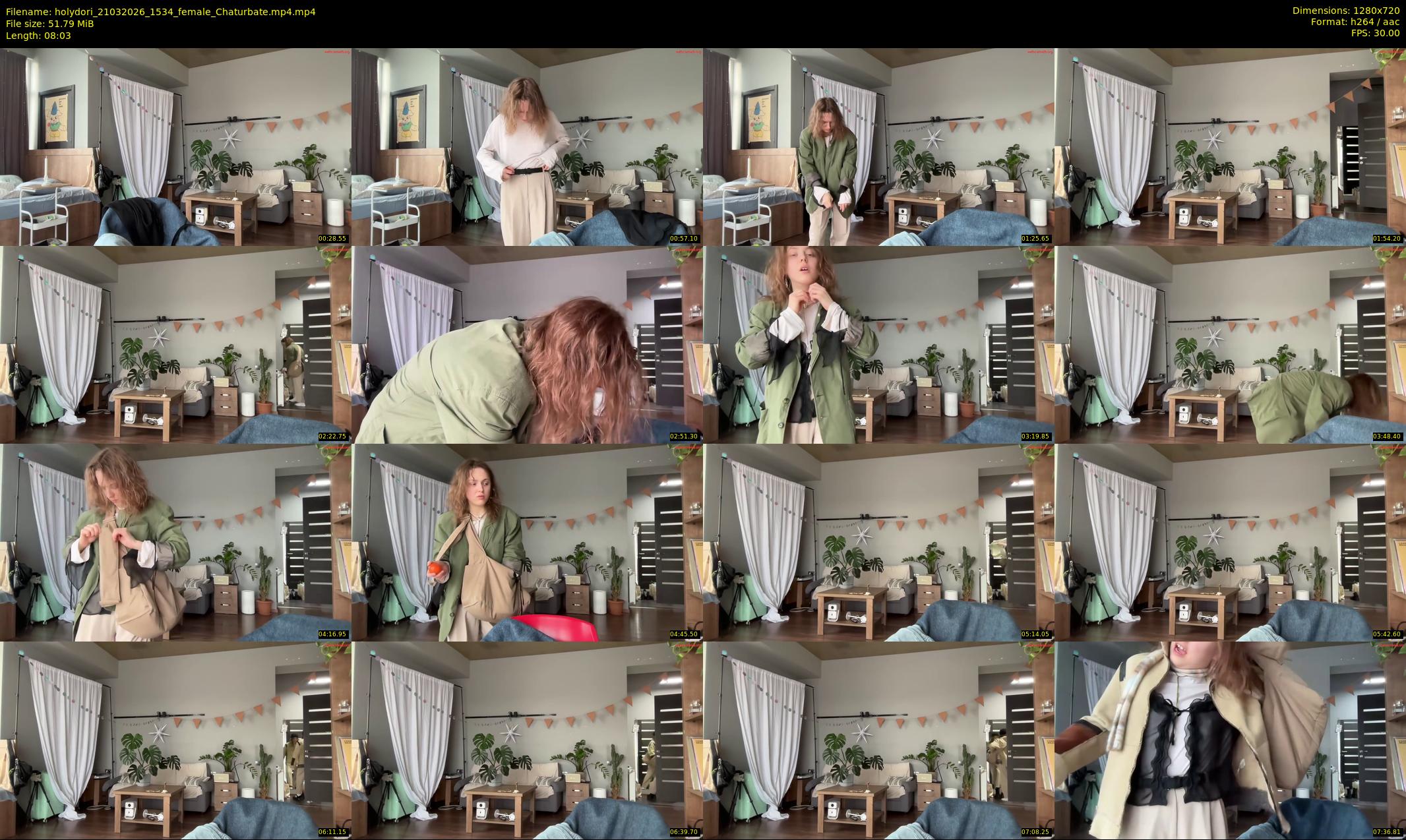 holydori — 9 minute Chaturbate female cam show recording, 720p, Mar 21, 2026