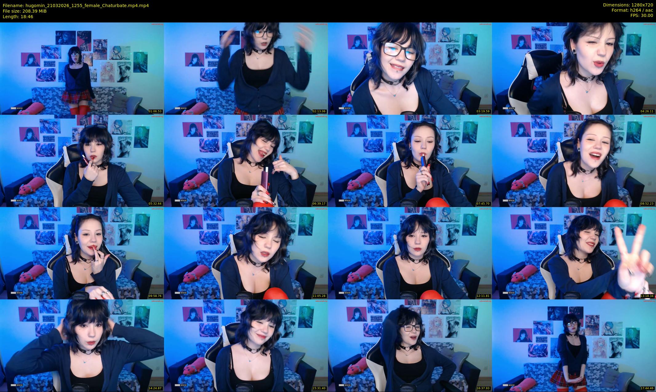 hugomin — 19 minute Chaturbate female cam show recording, 720p, Mar 21, 2026