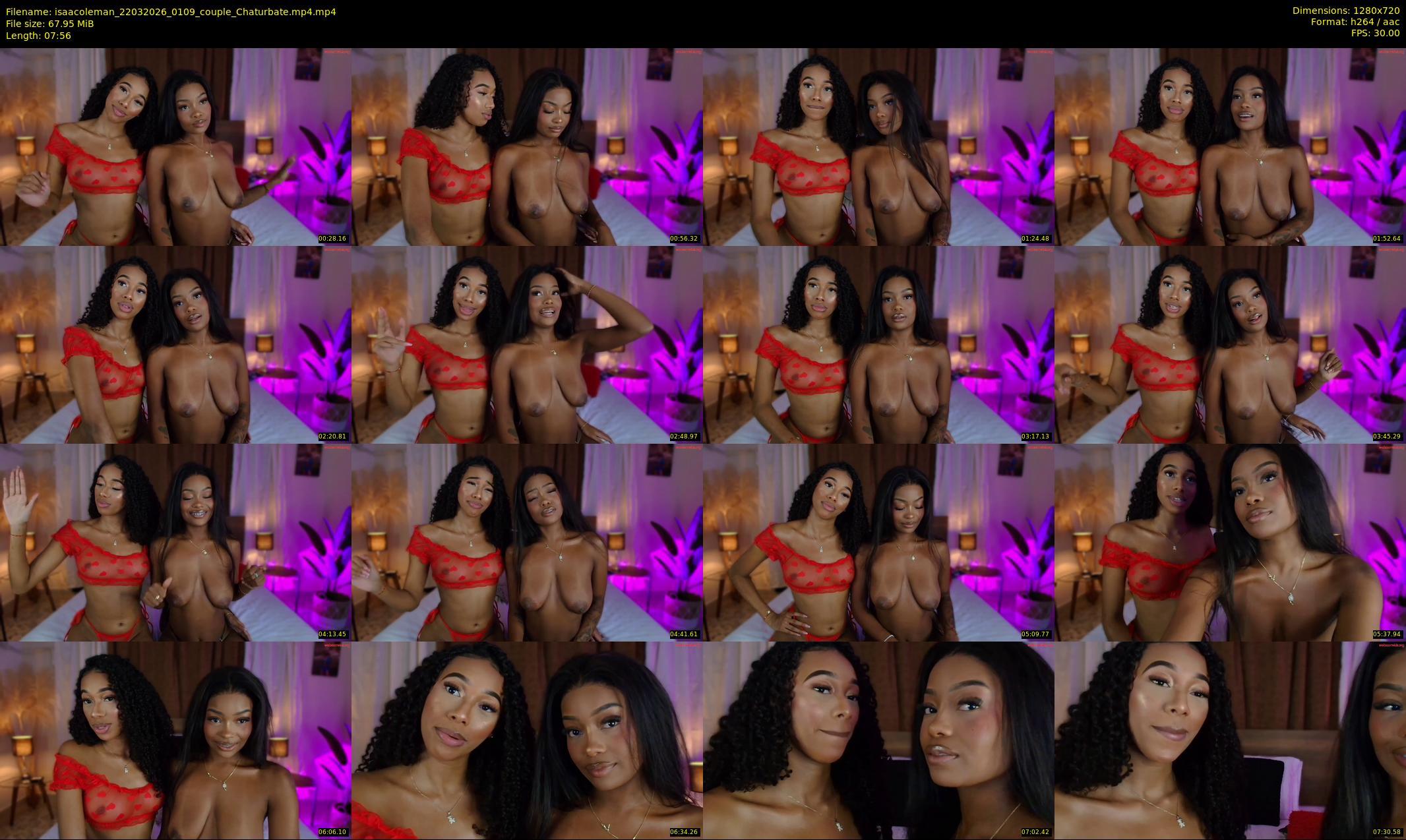 isaacoleman — 8 minute Chaturbate female cam show recording, 720p, Mar 22, 2026