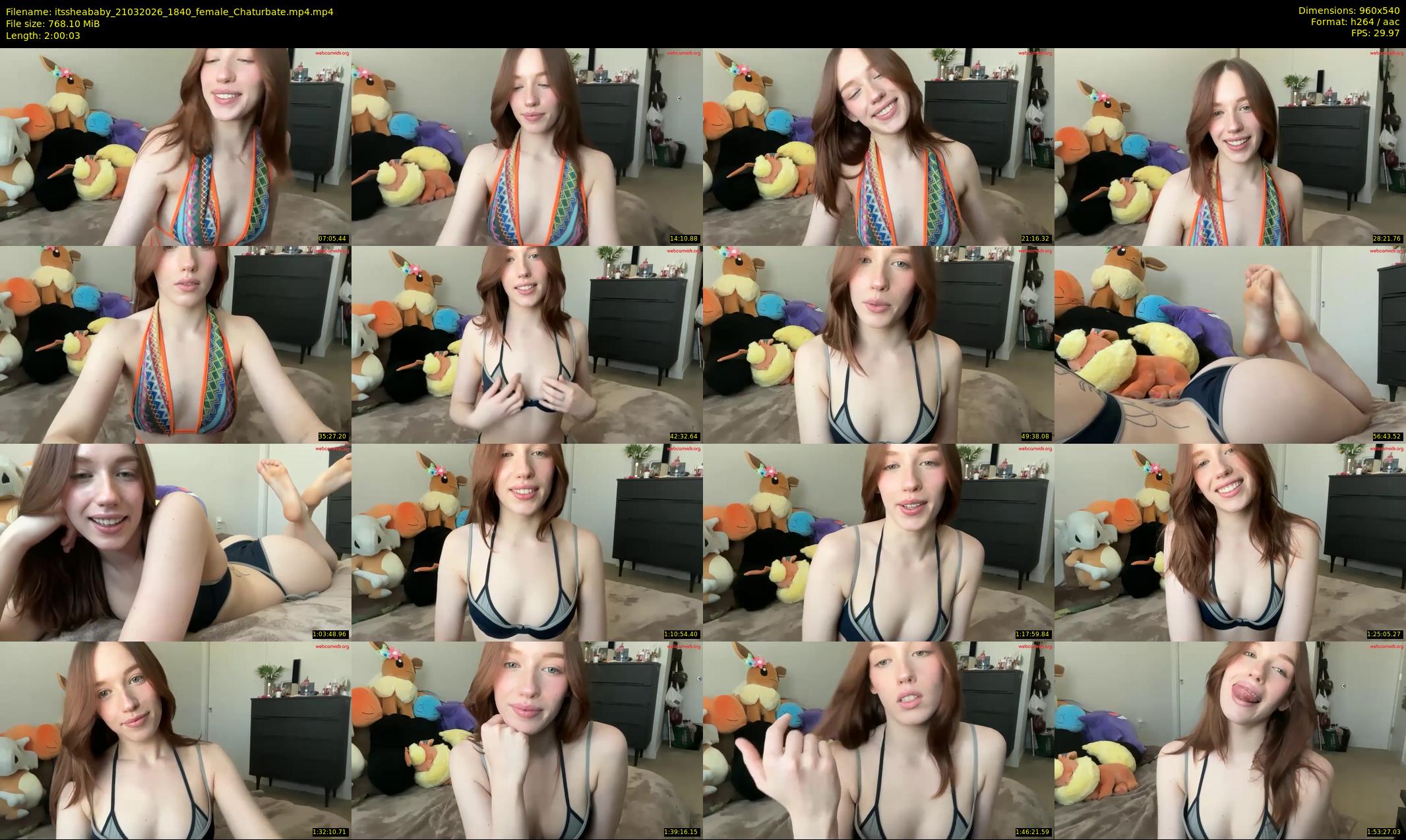 itssheababy — 121 minute Chaturbate female cam show recording, 480p, Mar 21, 2026