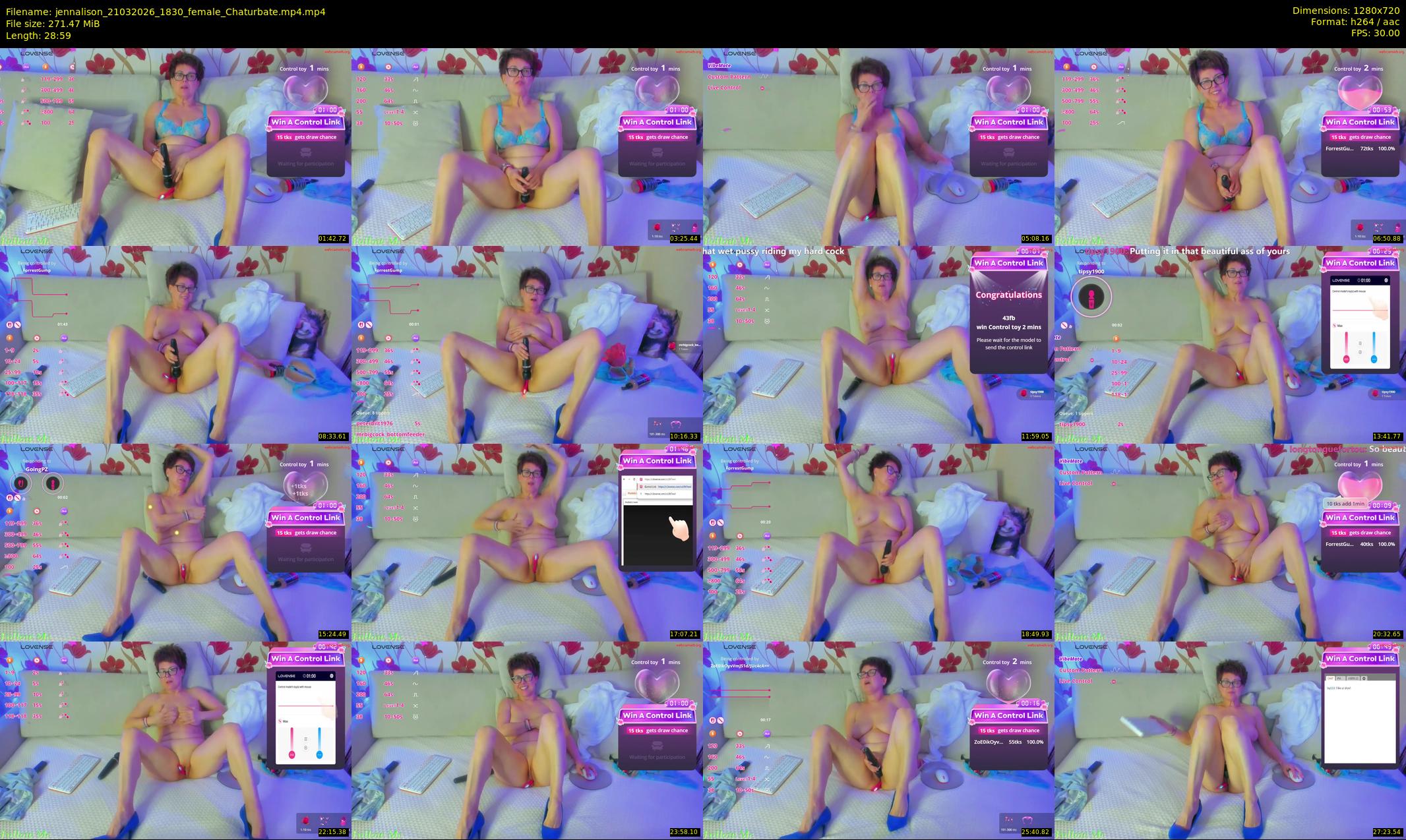 jennalison — 29 minute Chaturbate female cam show recording, 720p, Mar 21, 2026