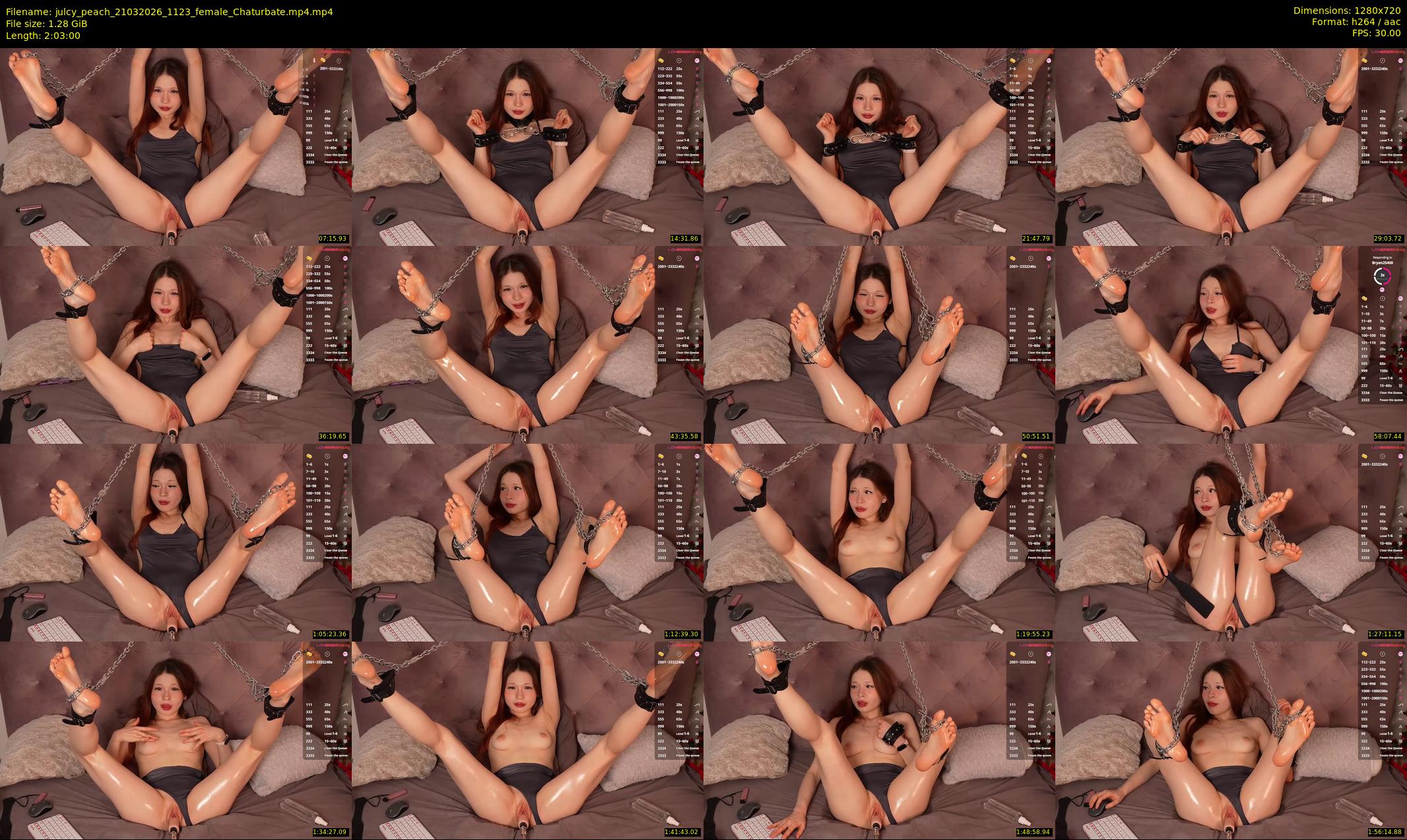 julcy_peach — 123 minute Chaturbate female cam show recording, 720p, Mar 21, 2026
