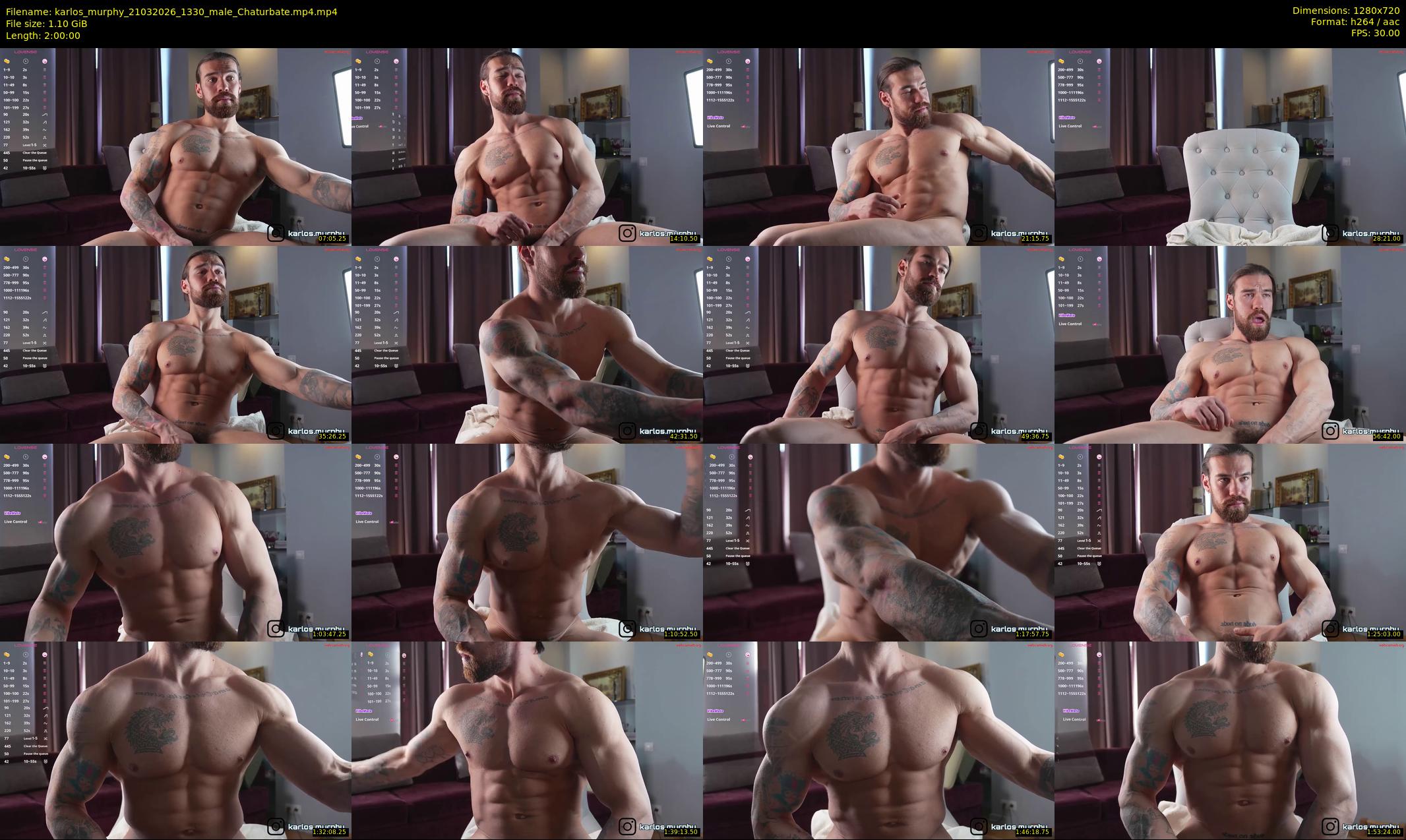 karlos_murphy — 120 minute Chaturbate male cam show recording, 720p, Mar 21, 2026