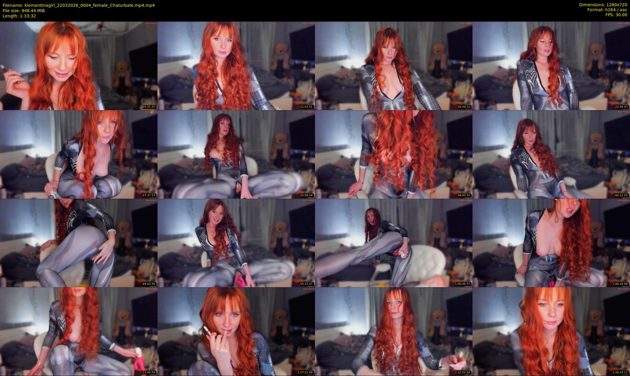 klementinagirl — 94 minute Chaturbate female cam show recording, 720p, Mar 22, 2026