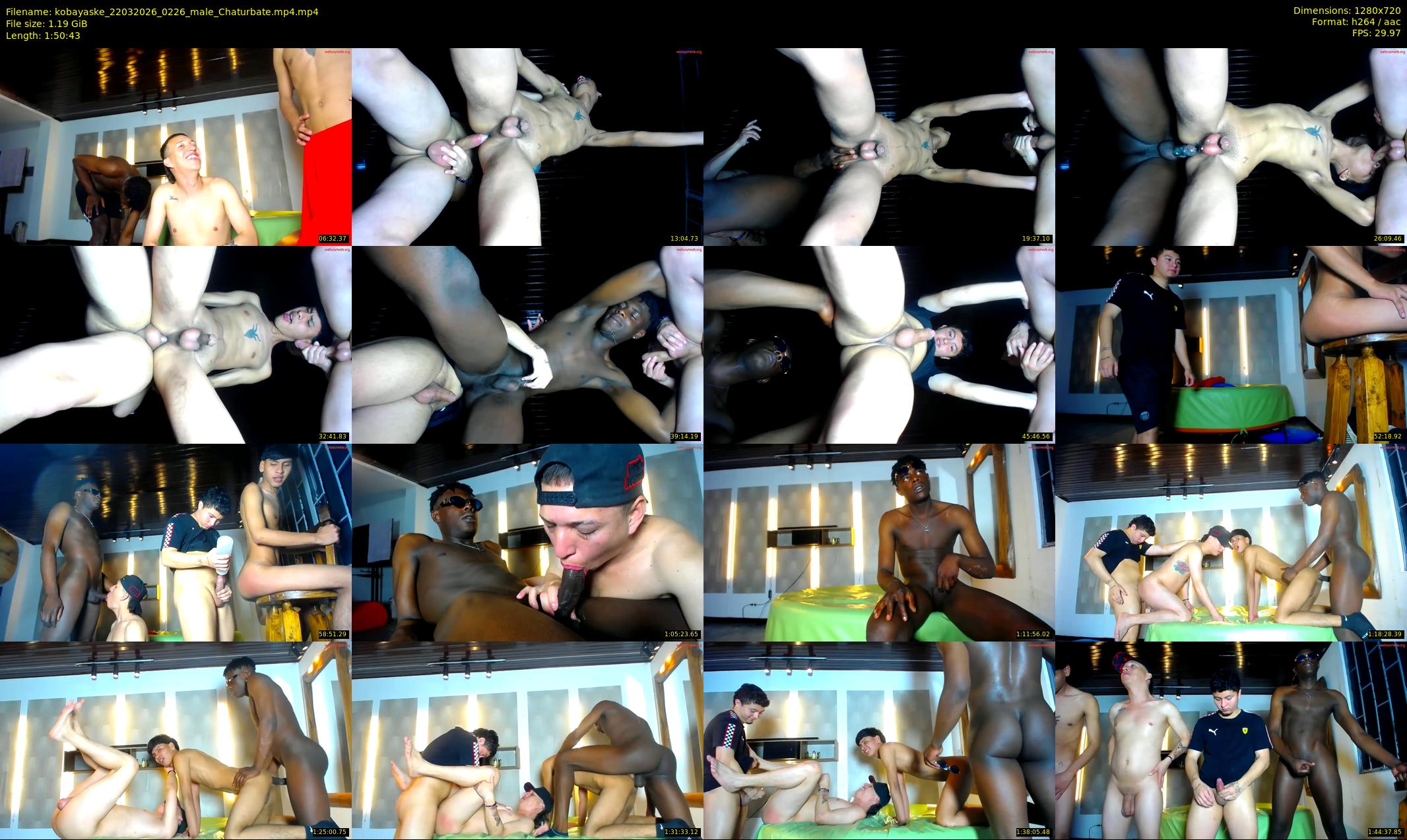 kobayaske — 111 minute Chaturbate male cam show recording, 720p, Mar 22, 2026