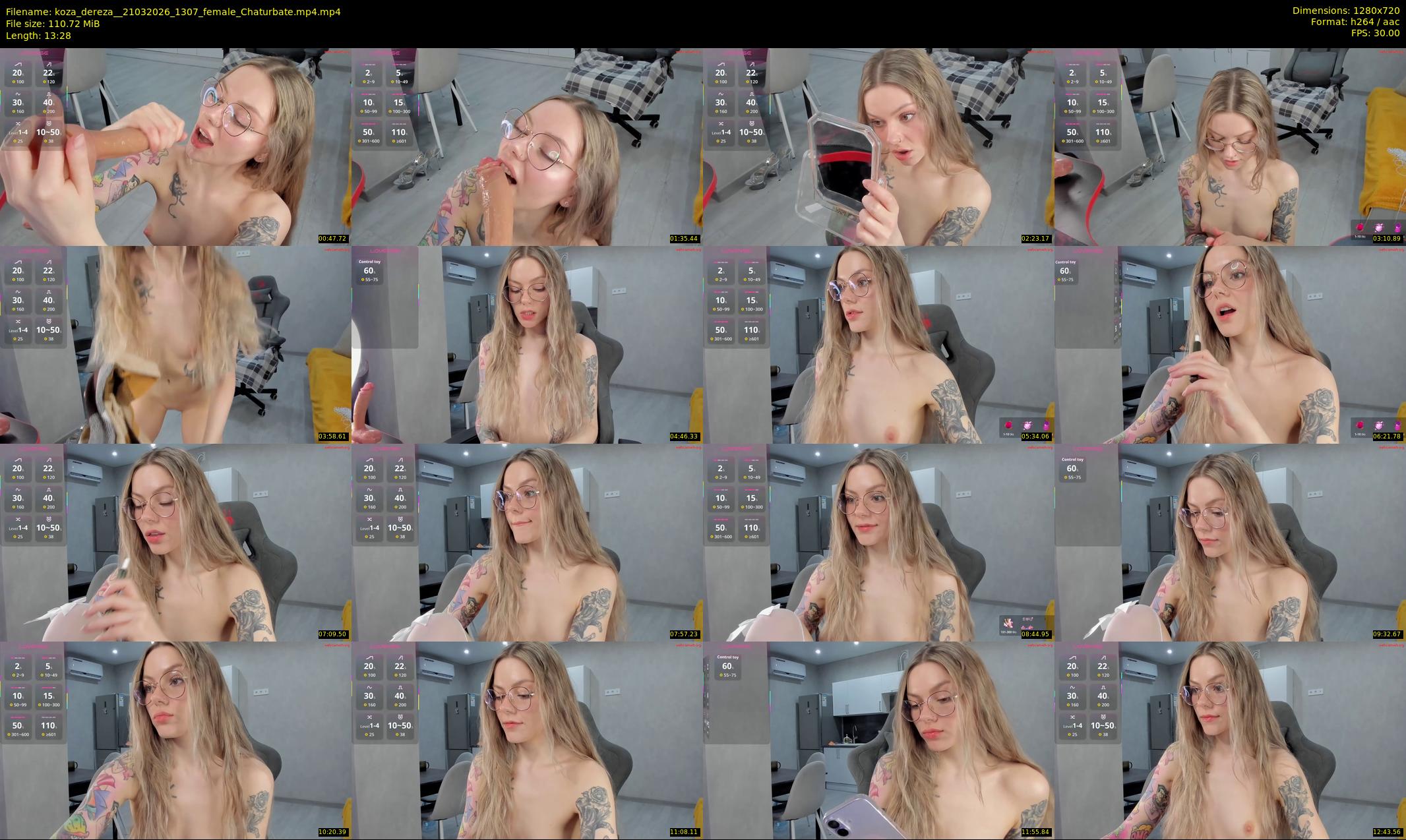 koza_dereza_ — 14 minute Chaturbate female cam show recording, 720p, Mar 21, 2026