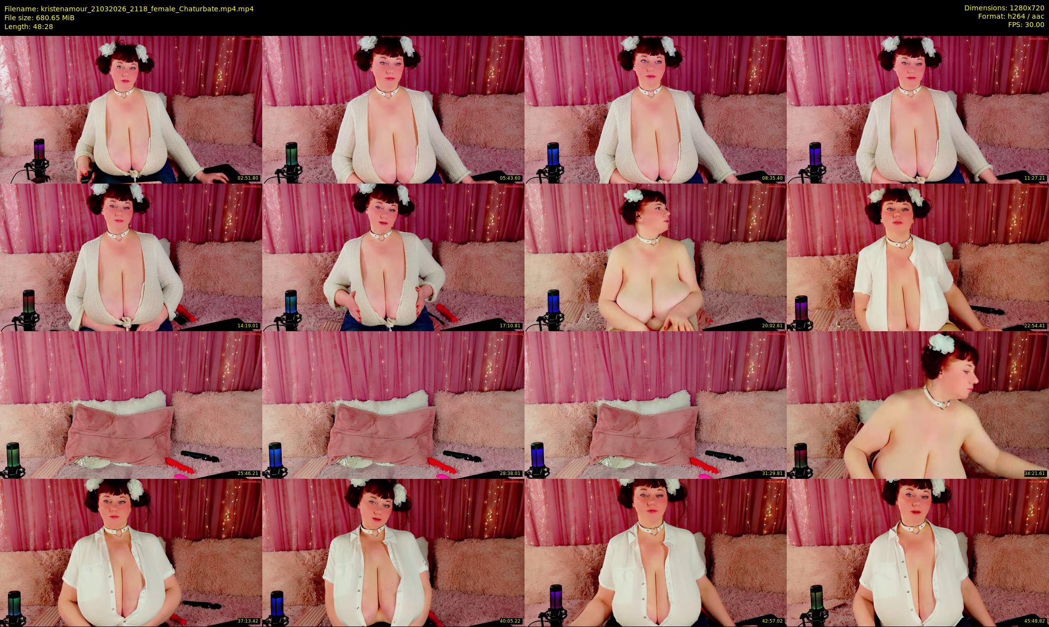 kristenamour — 49 minute Chaturbate female cam show recording, 720p, Mar 21, 2026