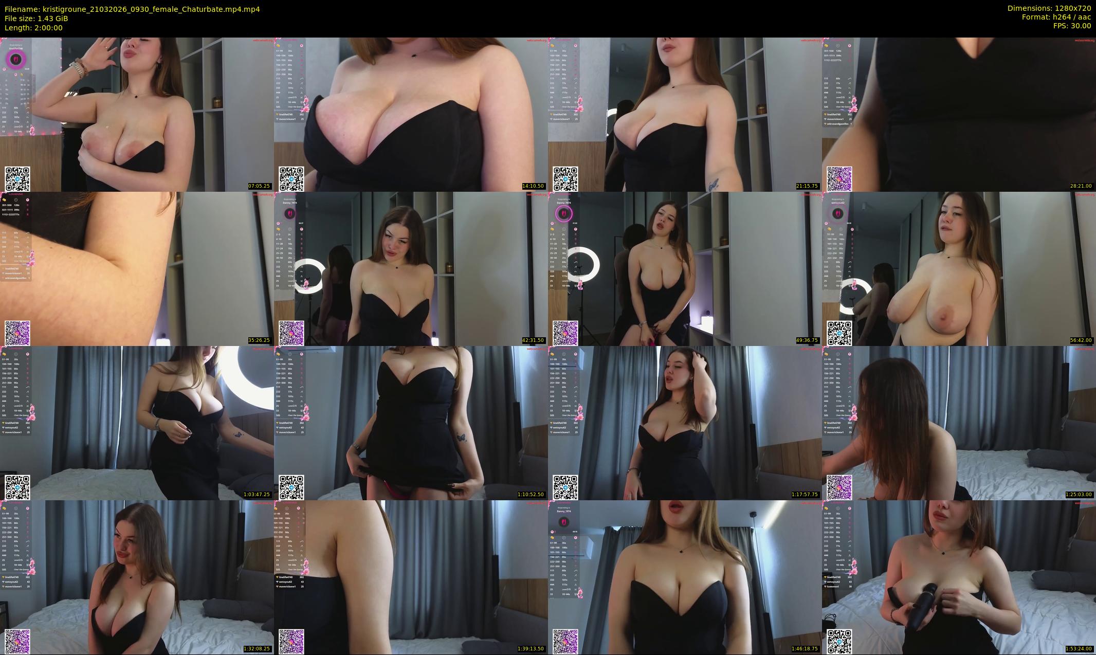 kristigroune — 120 minute Chaturbate female cam show recording, 720p, Mar 21, 2026