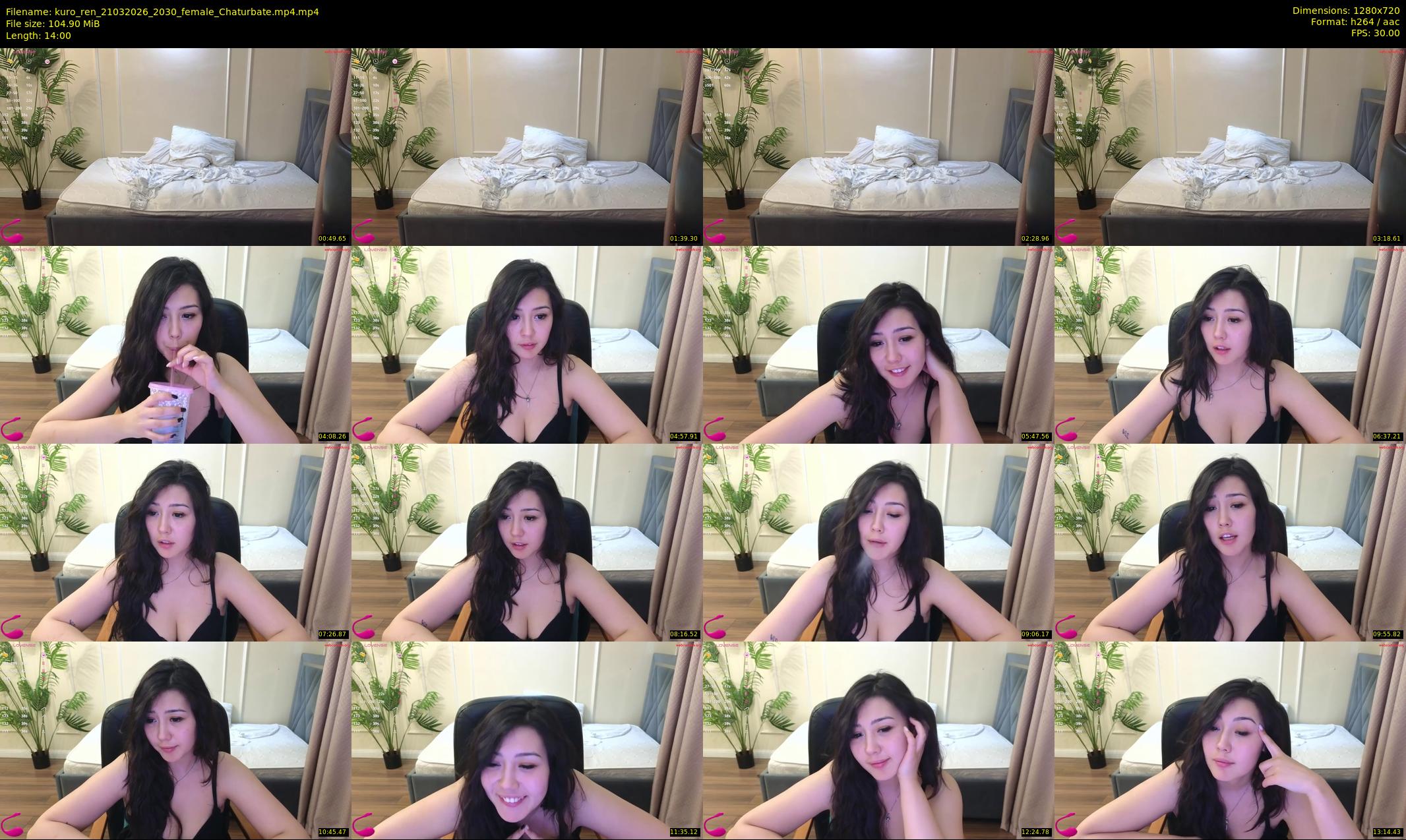 kuro_ren — 14 minute Chaturbate female cam show recording, 720p, Mar 21, 2026