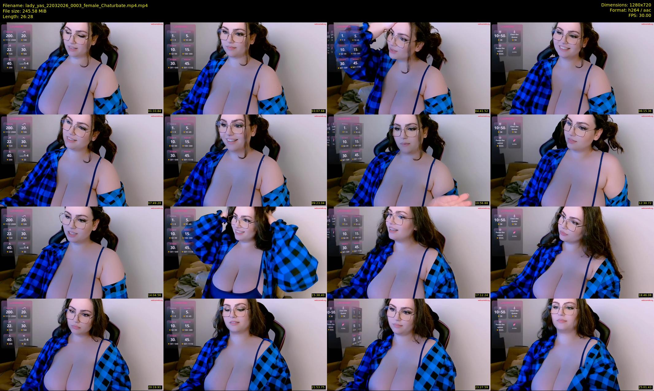 lady_yas — 27 minute Chaturbate female cam show recording, 720p, Mar 22, 2026