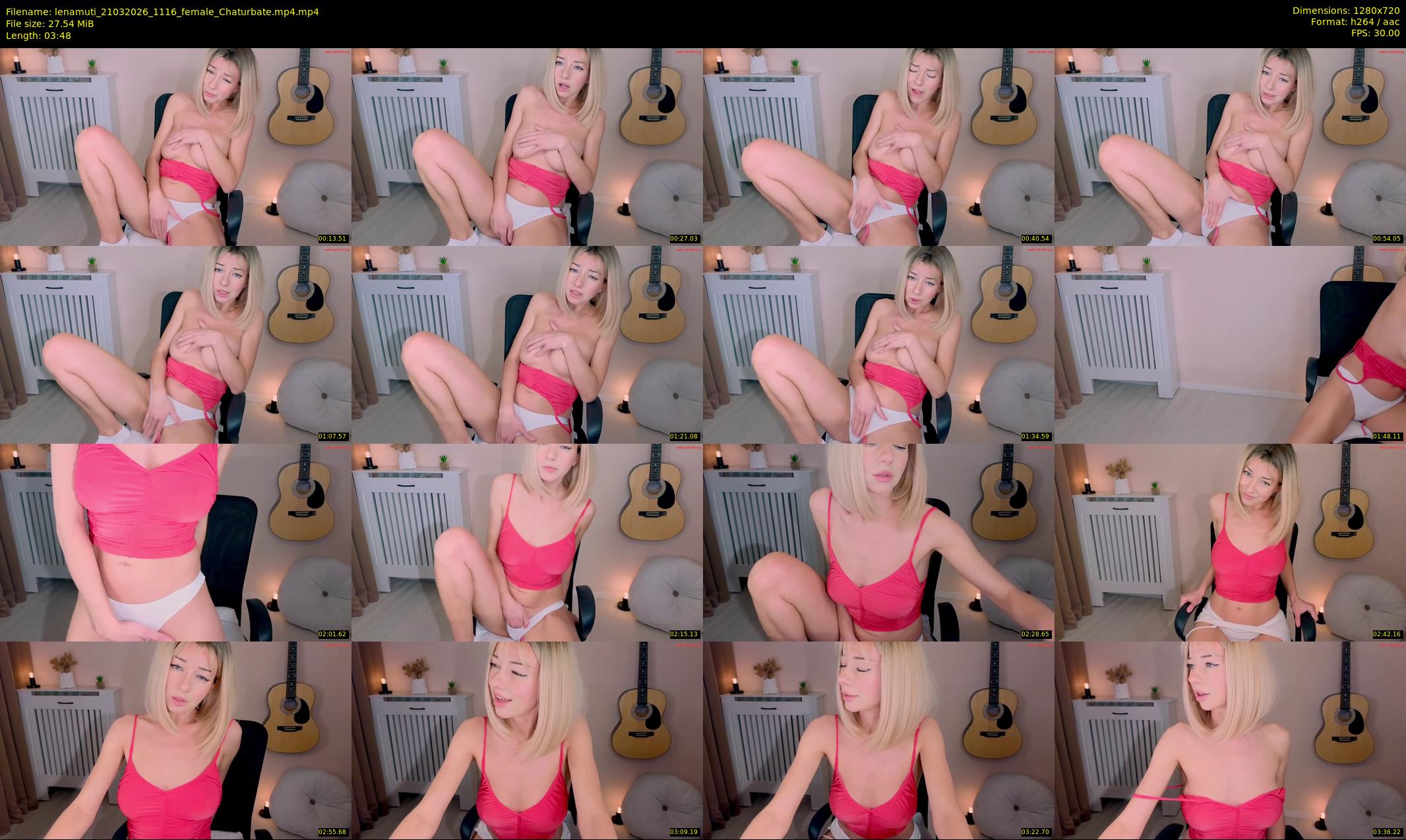 lenamuti — 4 minute Chaturbate female cam show recording, 720p, Mar 21, 2026