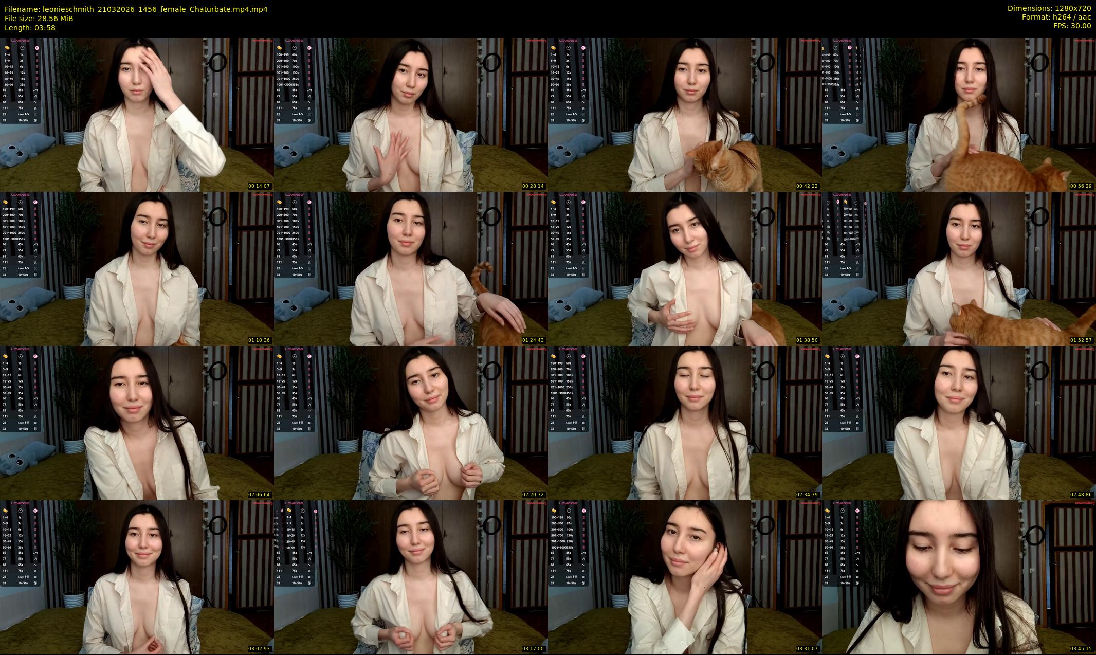 leonieschmith — 4 minute Chaturbate female cam show recording, 720p, Mar 21, 2026
