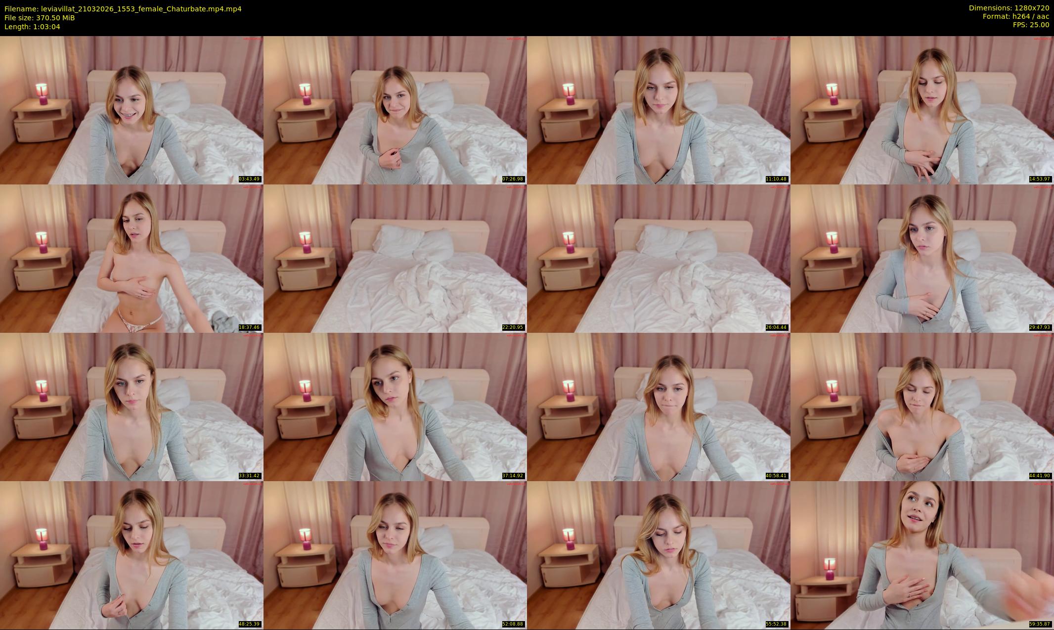 leviavillat — 64 minute Chaturbate female cam show recording, 720p, Mar 21, 2026