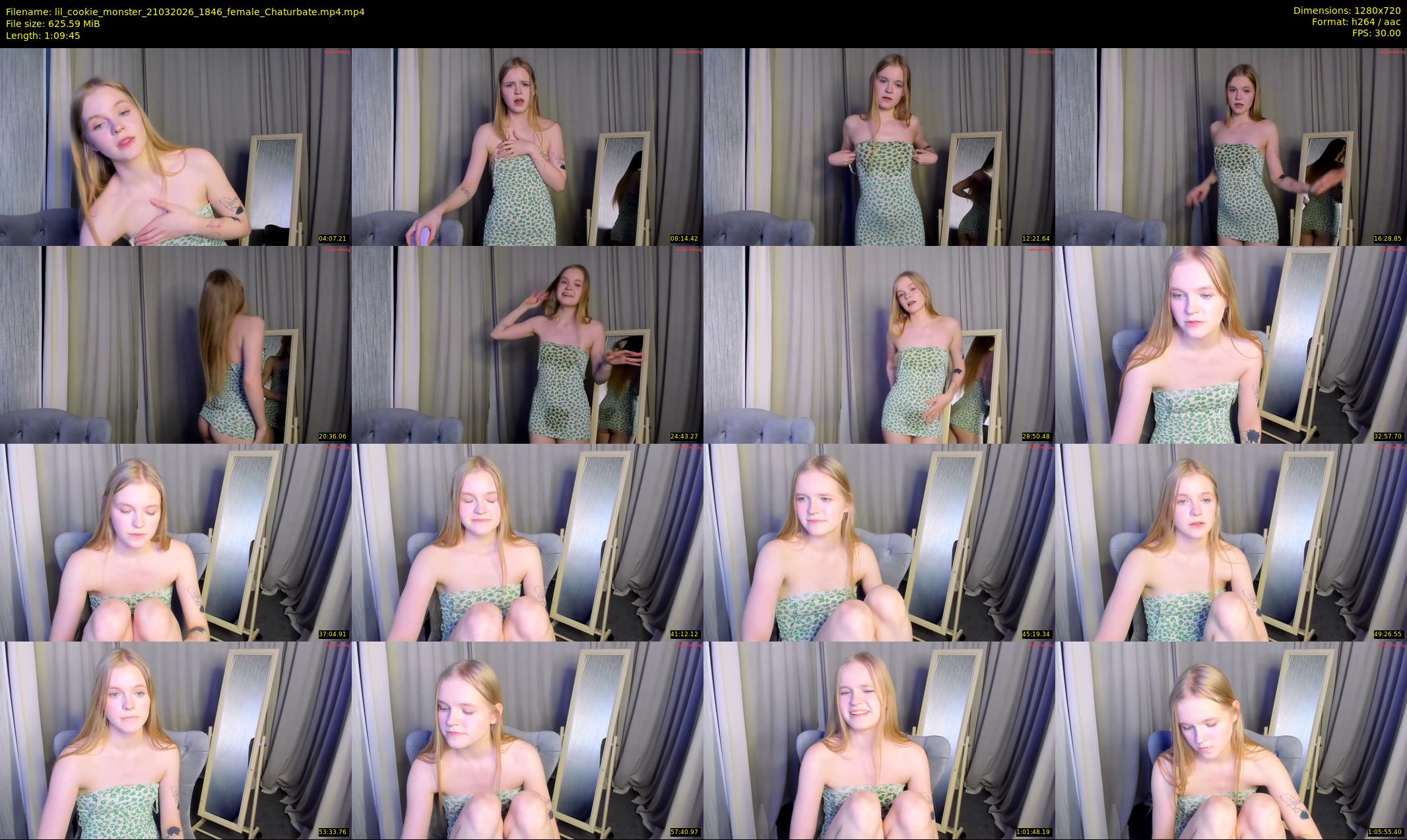 lil_cookie_monster — 70 minute Chaturbate female cam show recording, 720p, Mar 21, 2026